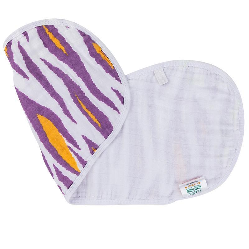 Baby Burp Cloth & Bib Combo: Tiger Stripe-thumbmail-2