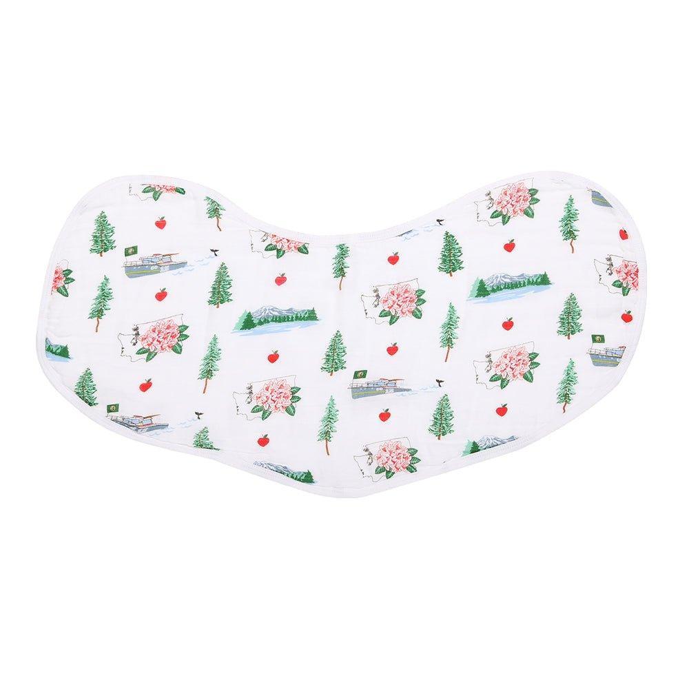 Baby Burp Cloth & Bib Combo: Washington (State)-thumbmail-1