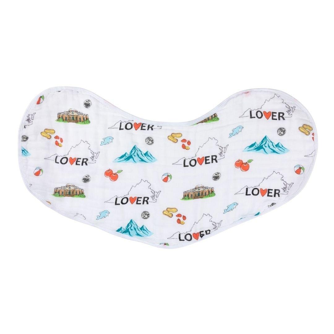 Baby Burp Cloth and Wraparound Bib (Virginia Baby)-thumbmail-6