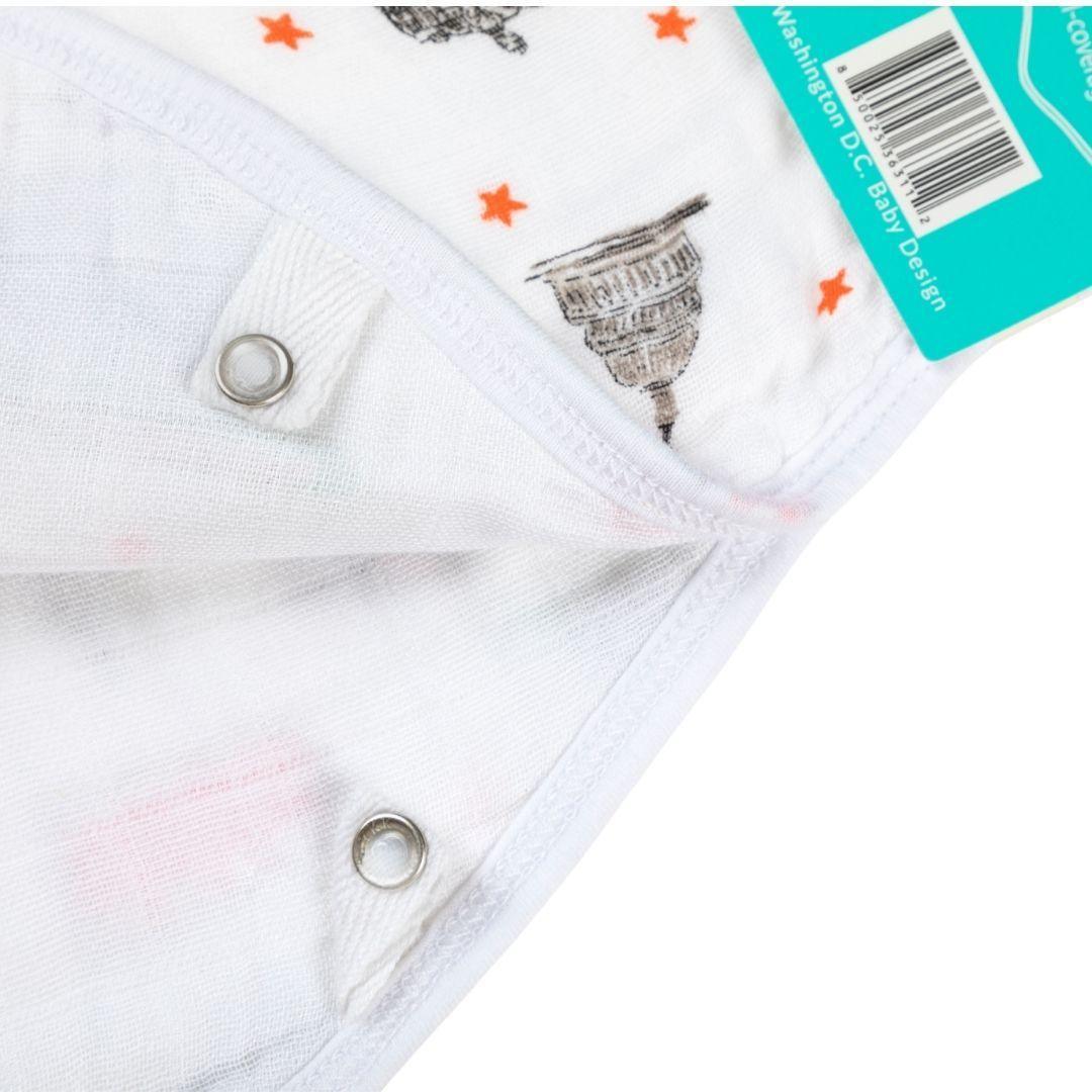 Baby Burp Cloth and Wraparound Bib (Washington DC)-thumbmail-4