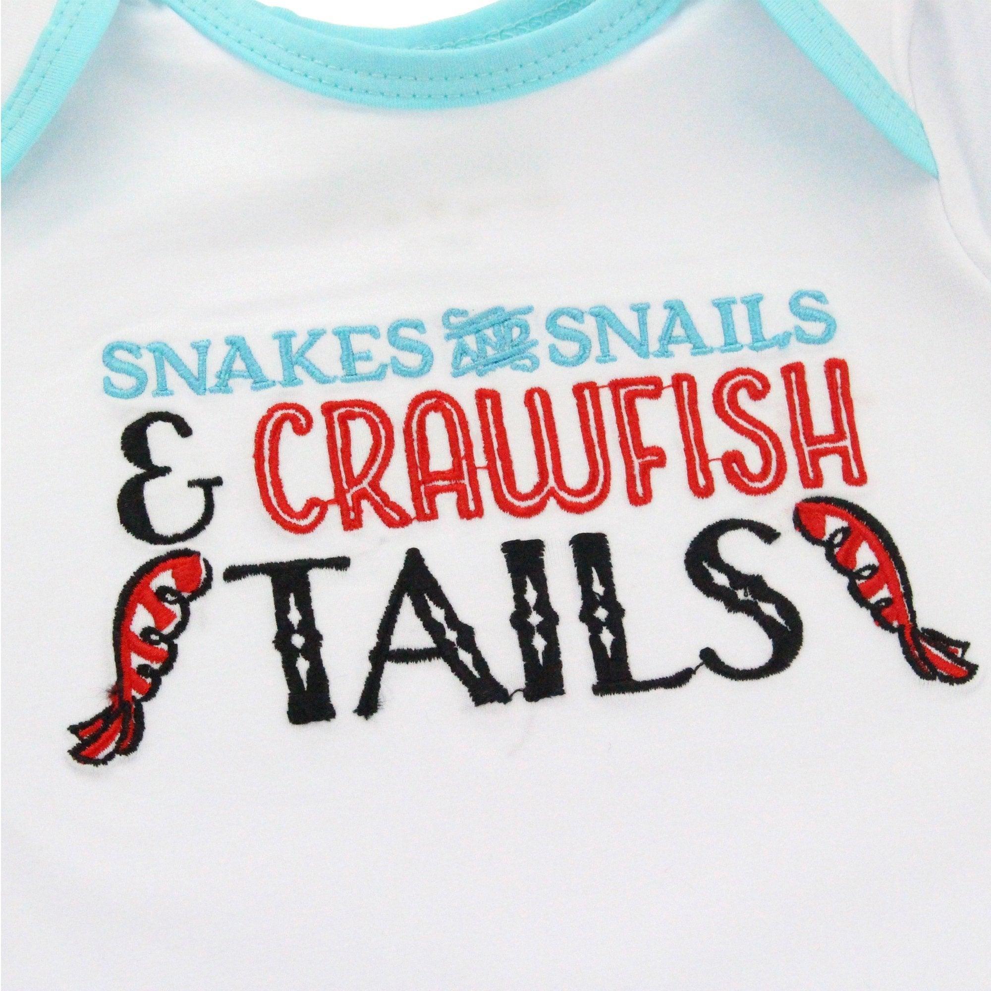 Baby Gown (0-3 Months): Snakes and Snails and Crawfish Tails-thumbmail-4
