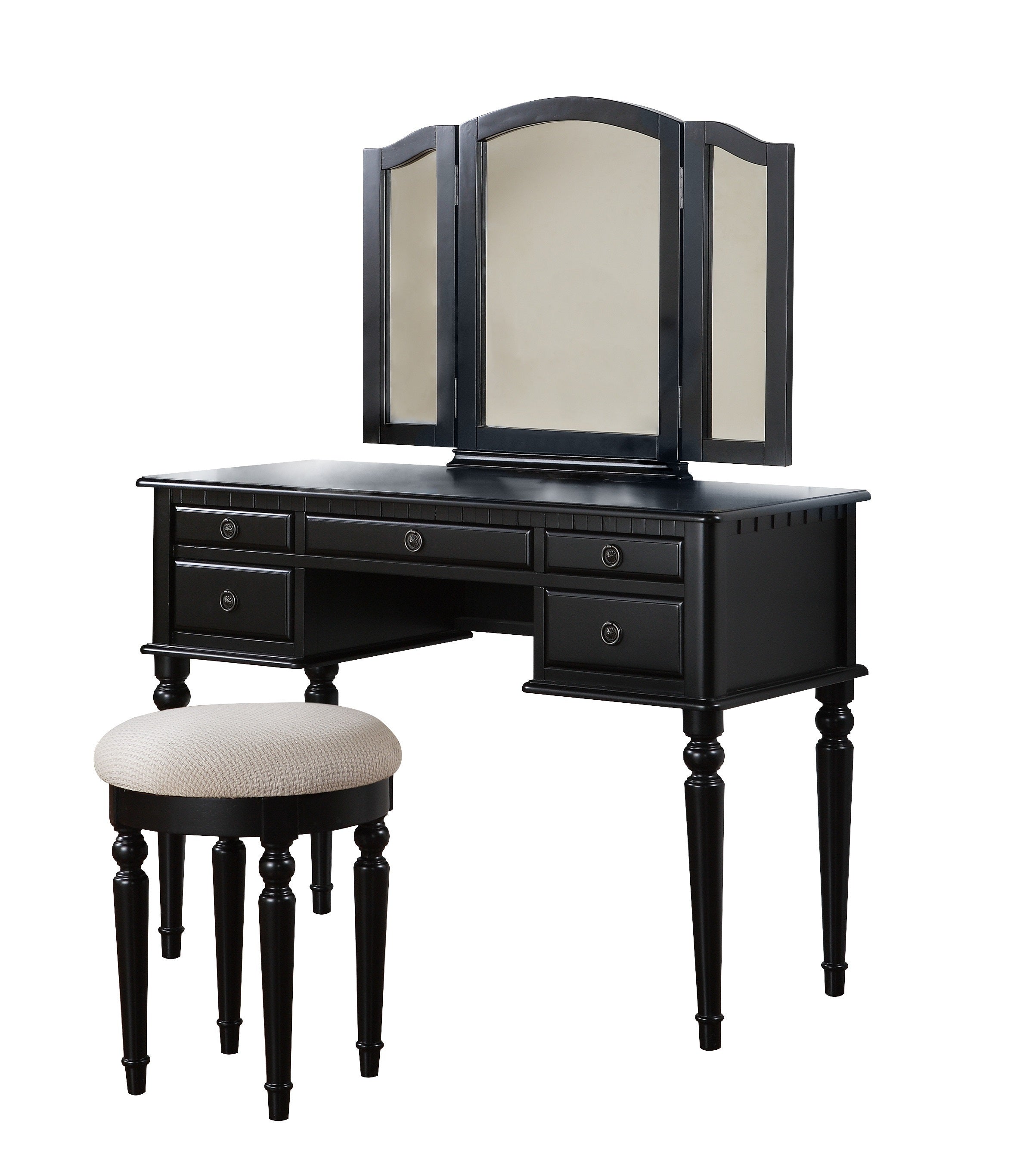 Bedroom Contemporary Vanity Set-thumbmail-5