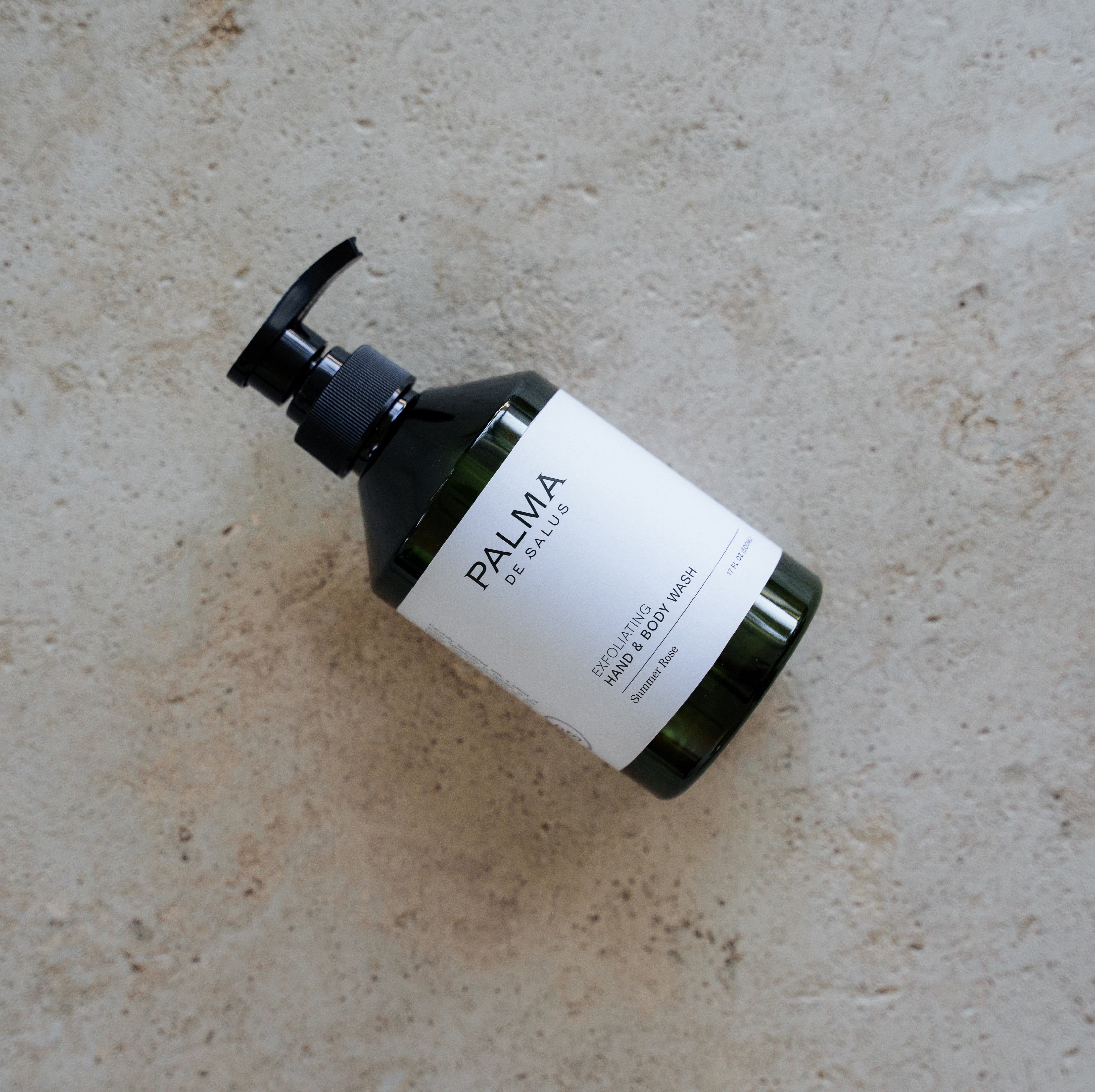 Plant-Based Summer Rose Exfoliating Hand & Body Wash-thumbmail-2