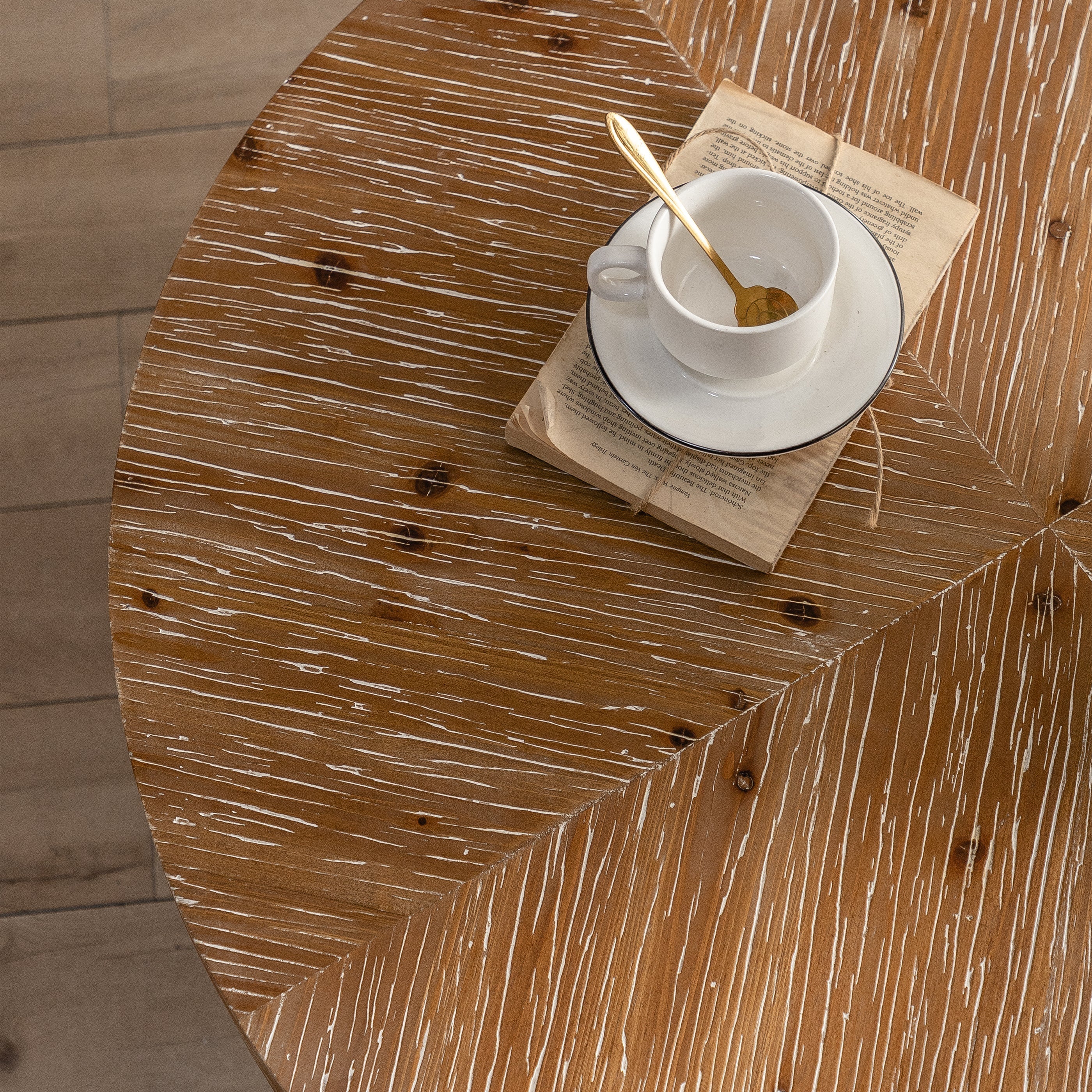 Modern Retro Splicing Round Coffee Table-thumbmail-5