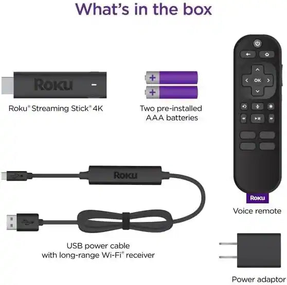 Roku 4K Streaming Stick (Certified Refurbished)-thumbmail-1