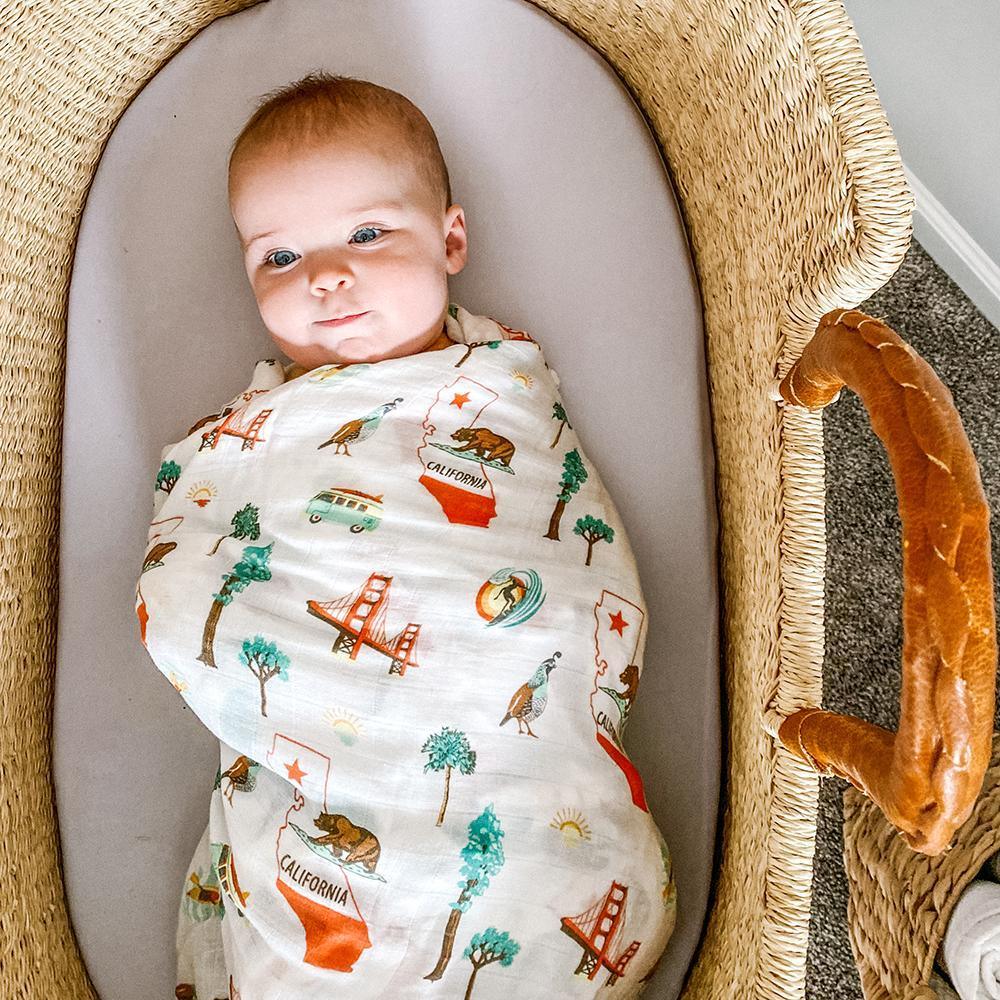 California Baby Muslin Swaddle Blanket-thumbmail-6