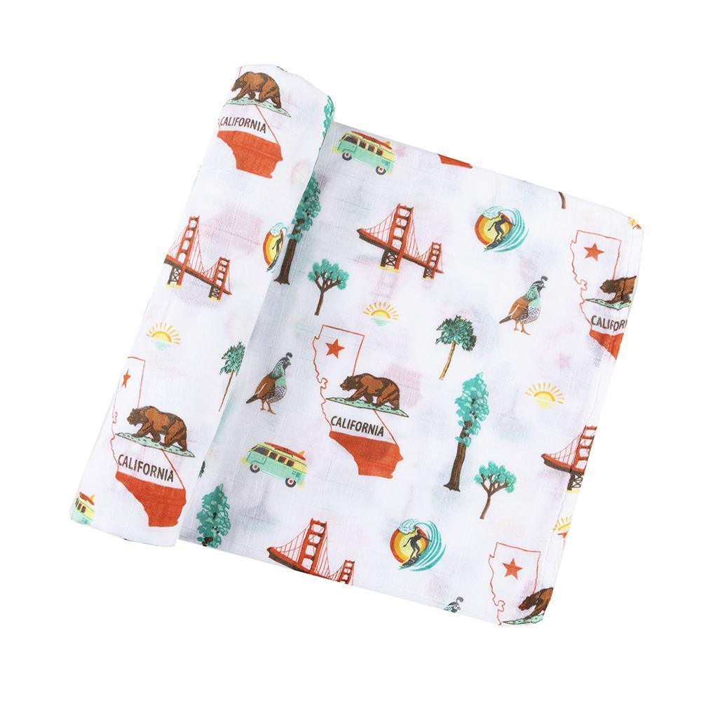 California Baby Muslin Swaddle Blanket-thumbmail-1