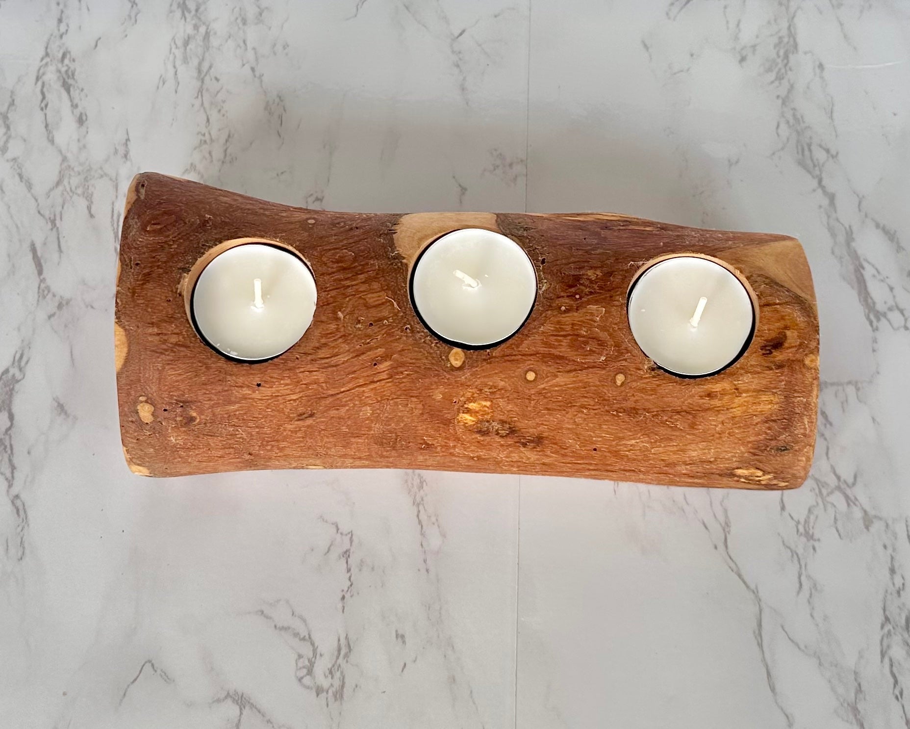 Olive Wood Candle Holder-thumbmail-1