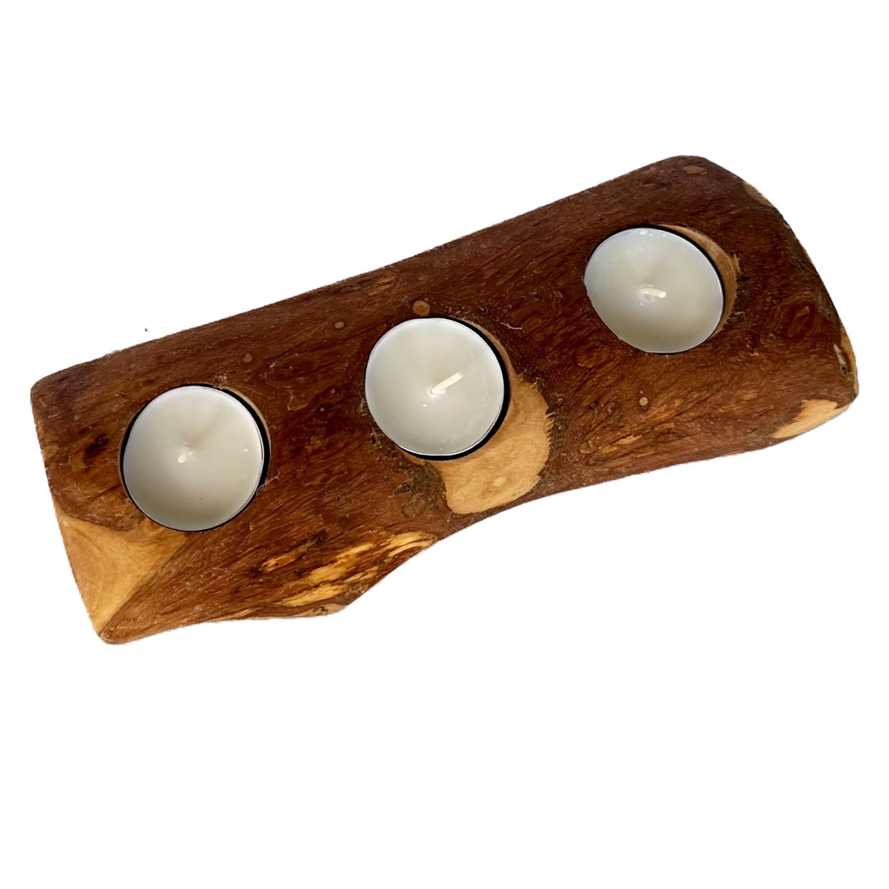Olive Wood Candle Holder-thumbmail-3