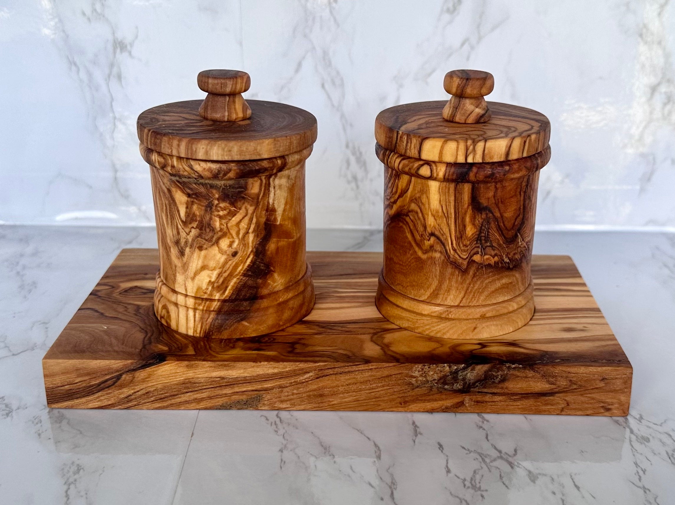 Olive Wood Canister Set-thumbmail-2