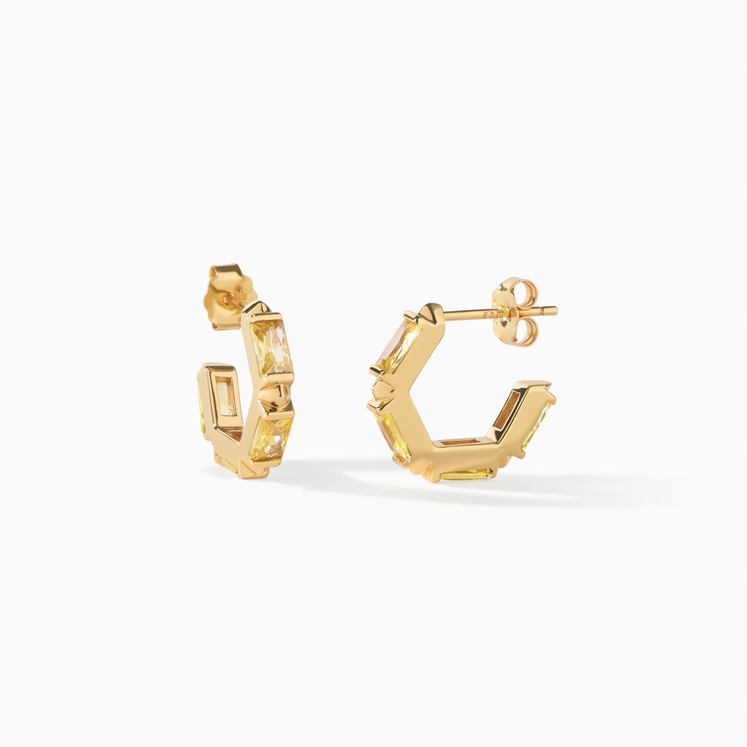 The Claire Hoop Earrings - Huggie-thumbmail-14