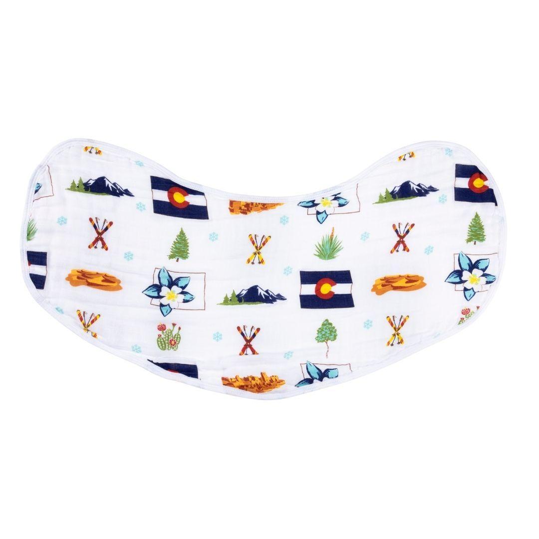 Colorado Baby 2-in-1 Combo Baby Burp Cloth and Wraparound Snappable Bib-thumbmail-3