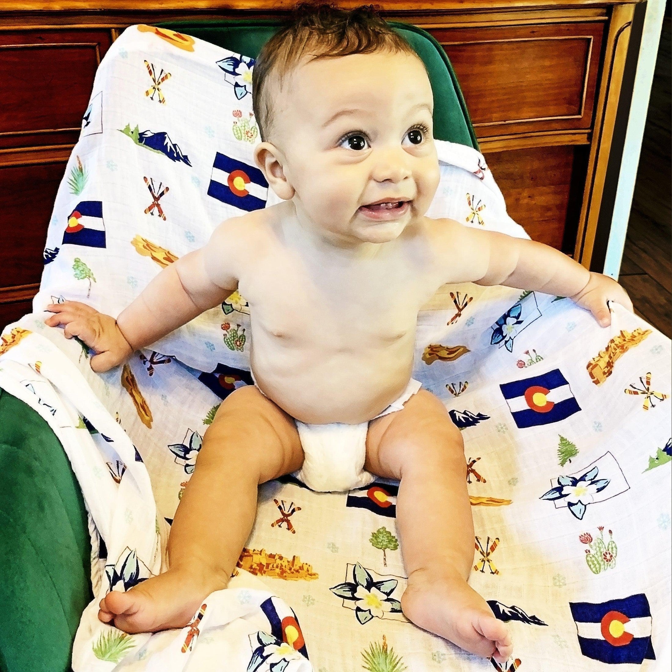 Colorado Baby Muslin Swaddle Blanket-thumbmail-5