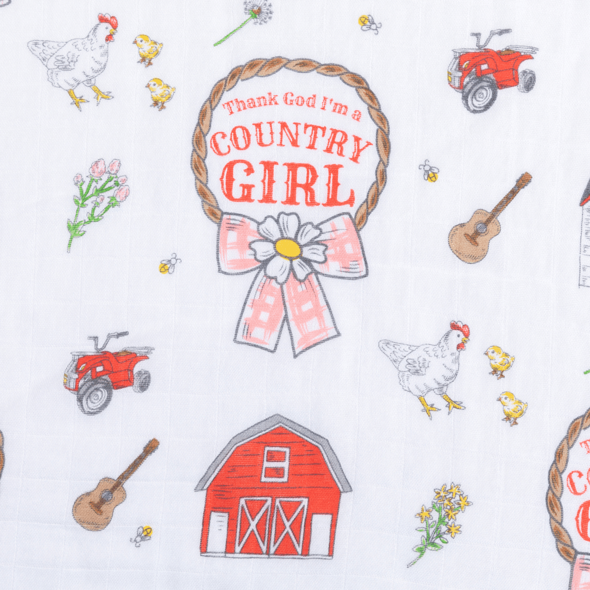 Country Girl 2 in 1 Burp Cloth and Bib Combo-thumbmail-3
