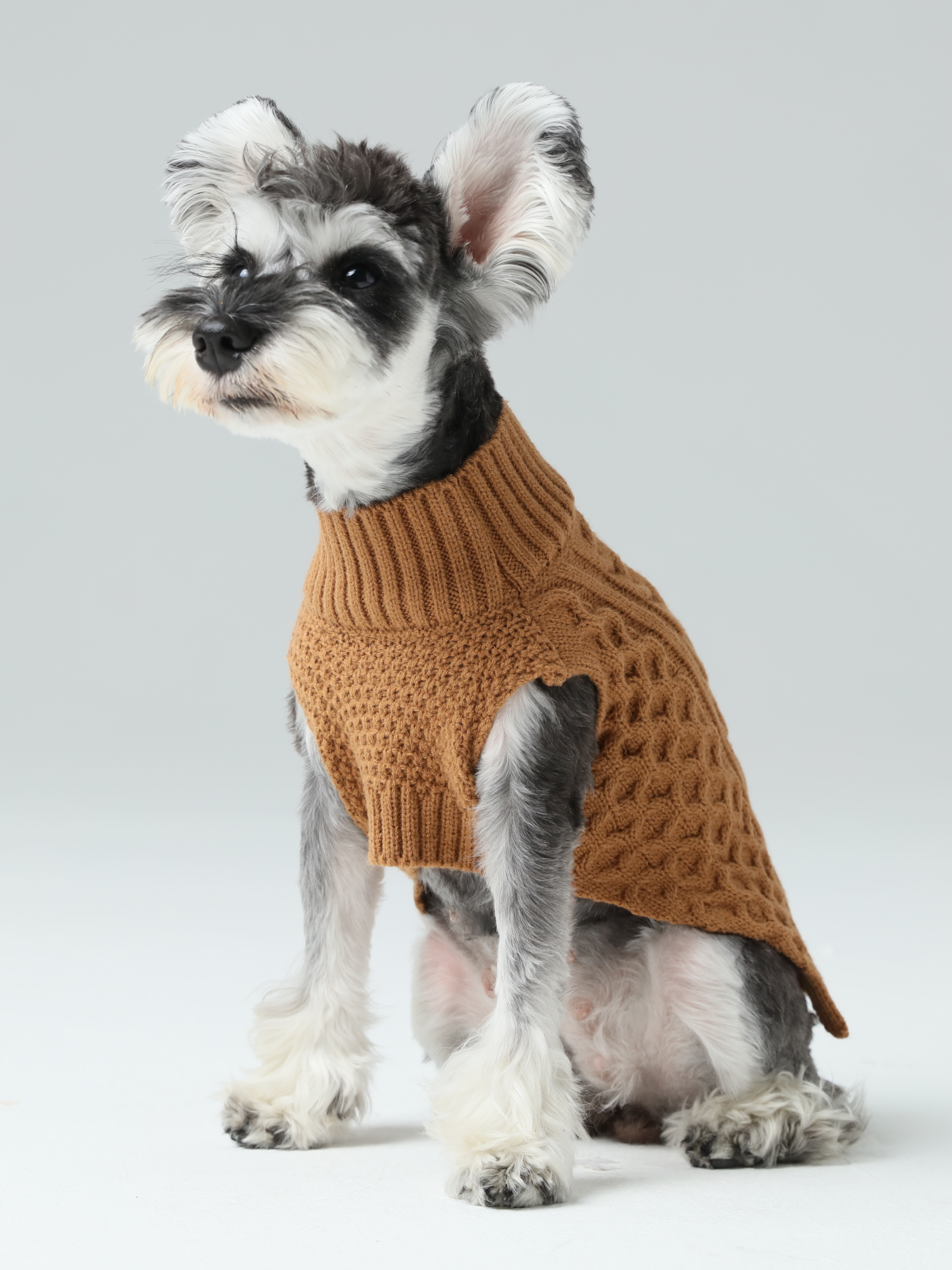 Pet Sweater Vest - Toffee Orange-thumbmail-1