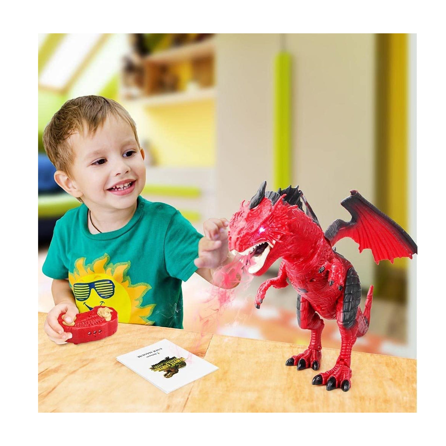 Contixo DR3 Remote Control RC Dragon Dinosaur Toy-thumbmail-2