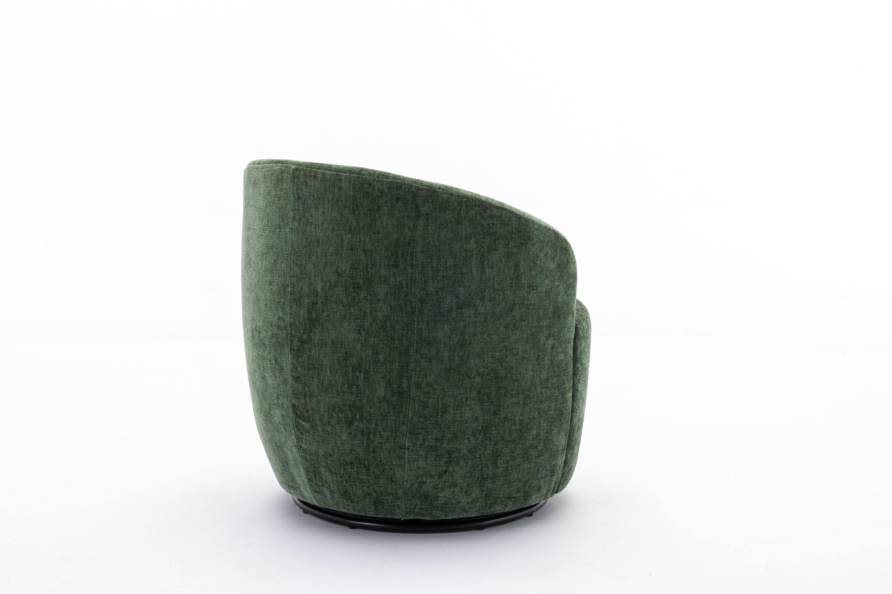 Swivel Accent Armchair  With Black Powder Coating Metal Ring-thumbmail-8