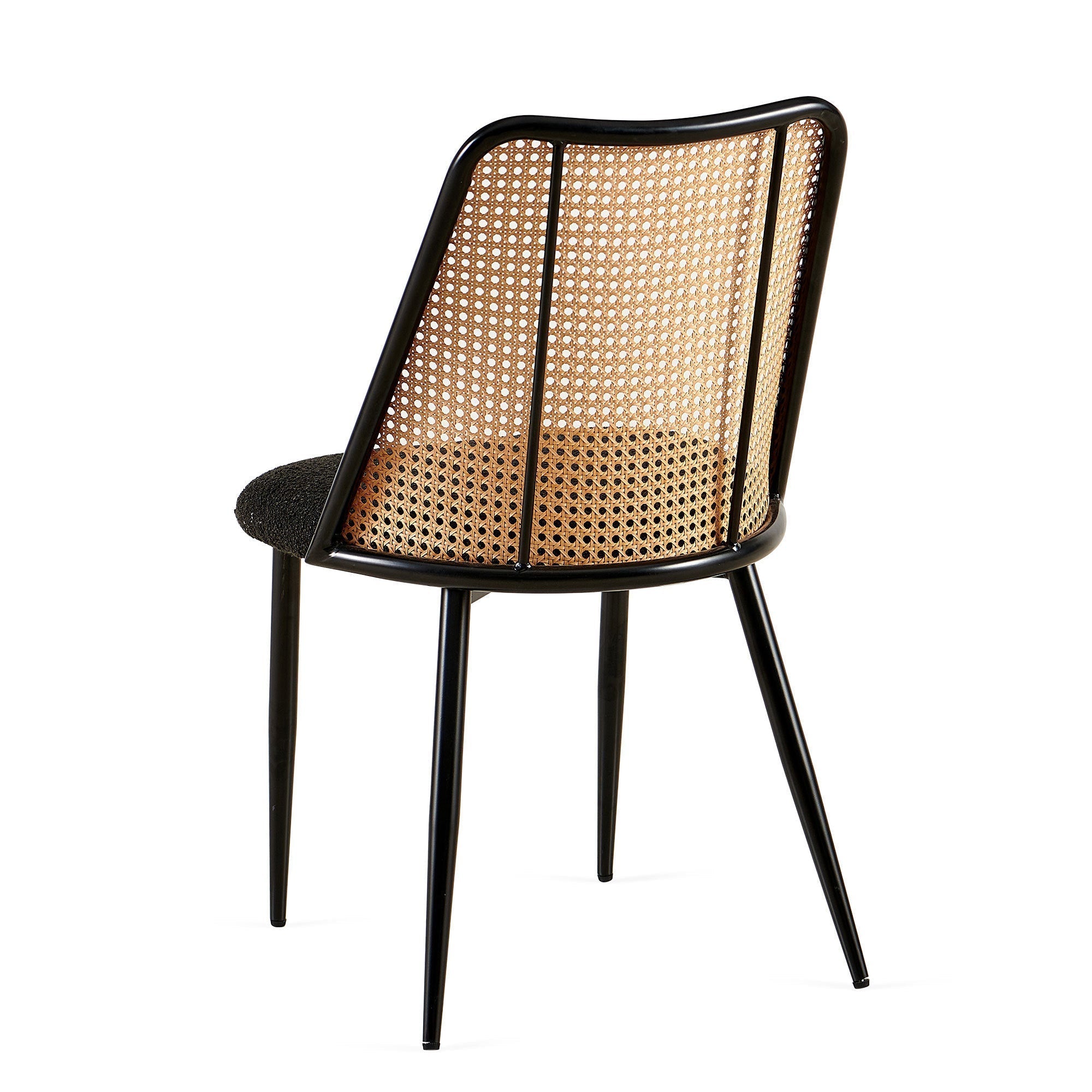 Set of Black Rattan Dining Chairs-thumbmail-7