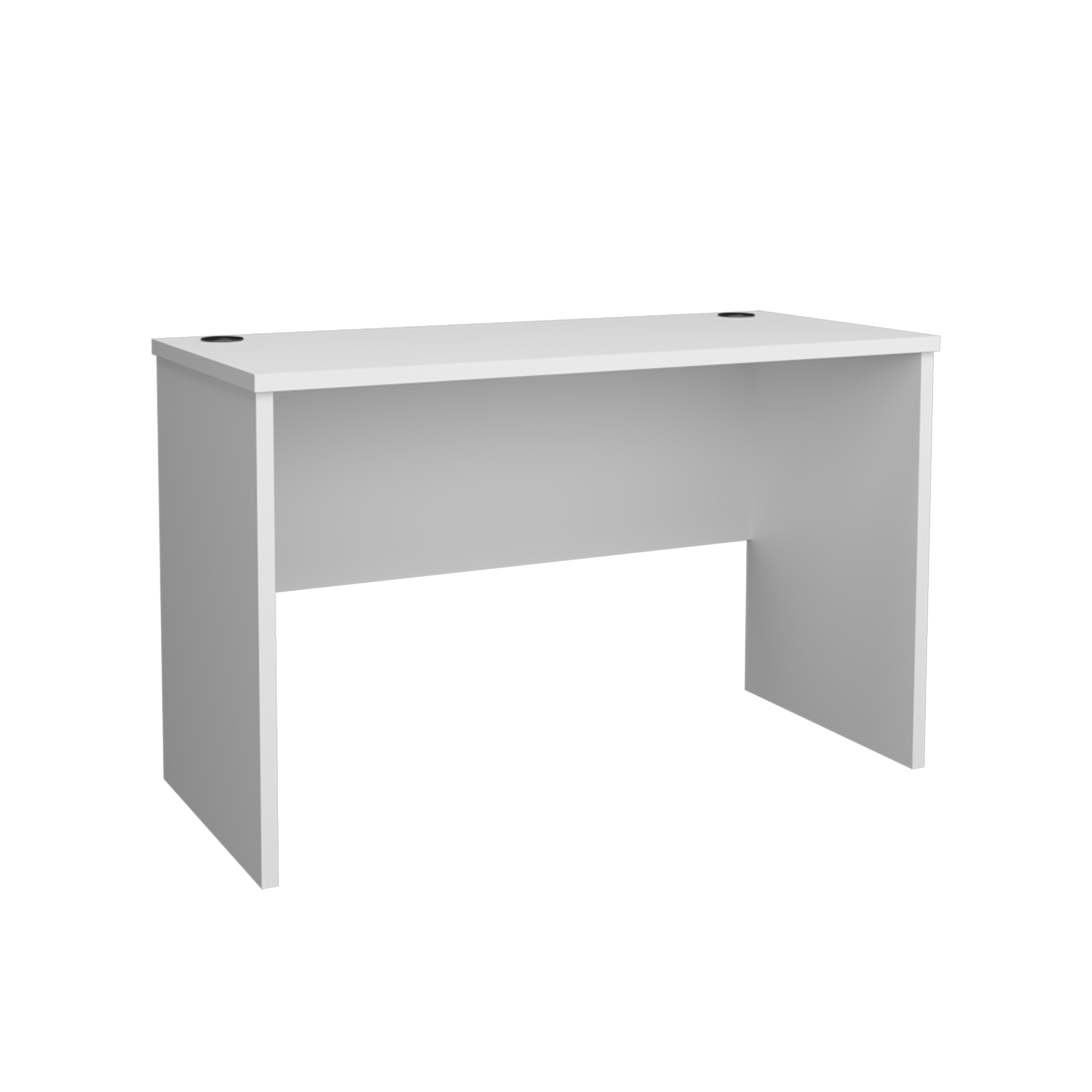Malibu 47' Wide Study Modern White Desk-thumbmail-2