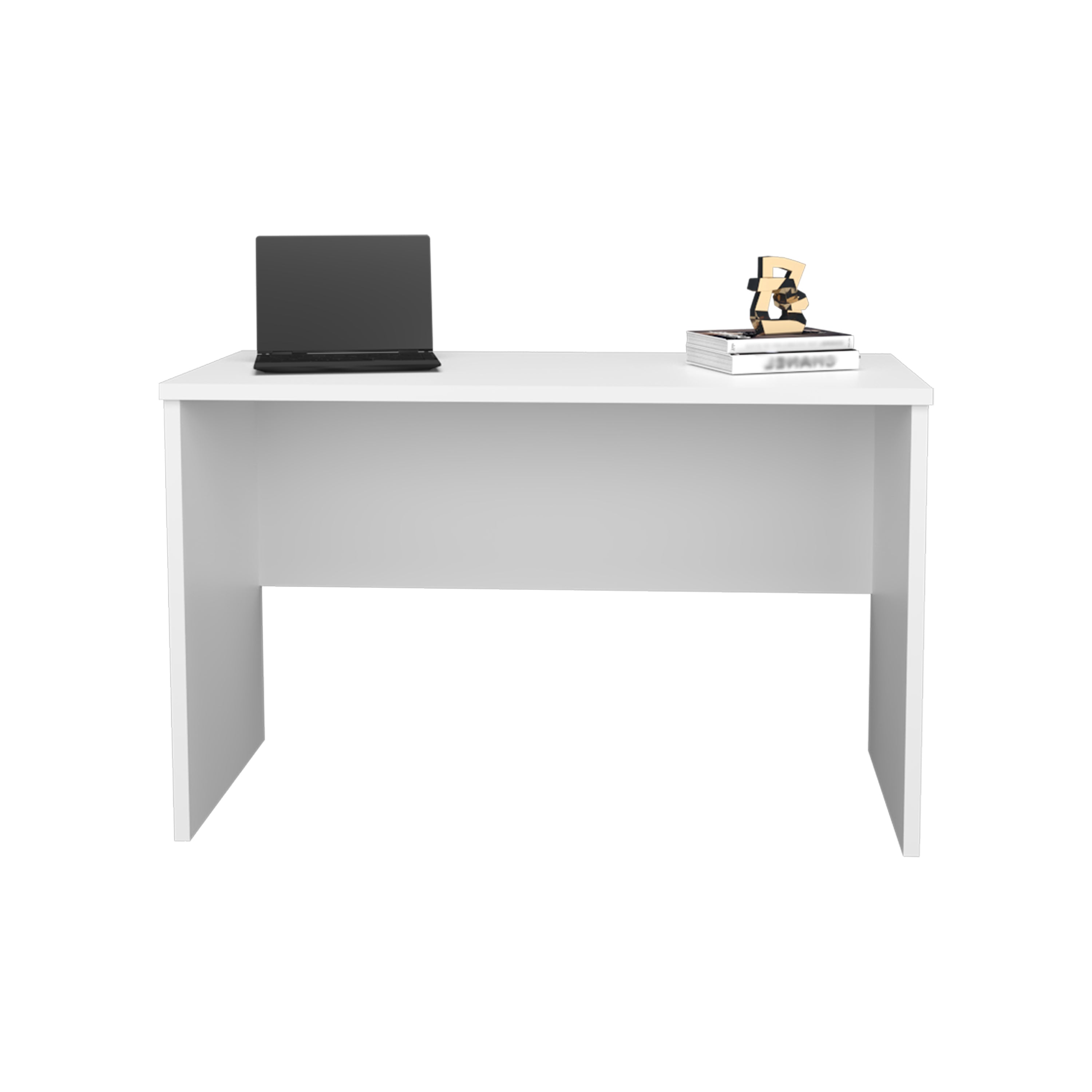 Malibu 47' Wide Study Modern White Desk-thumbmail-6