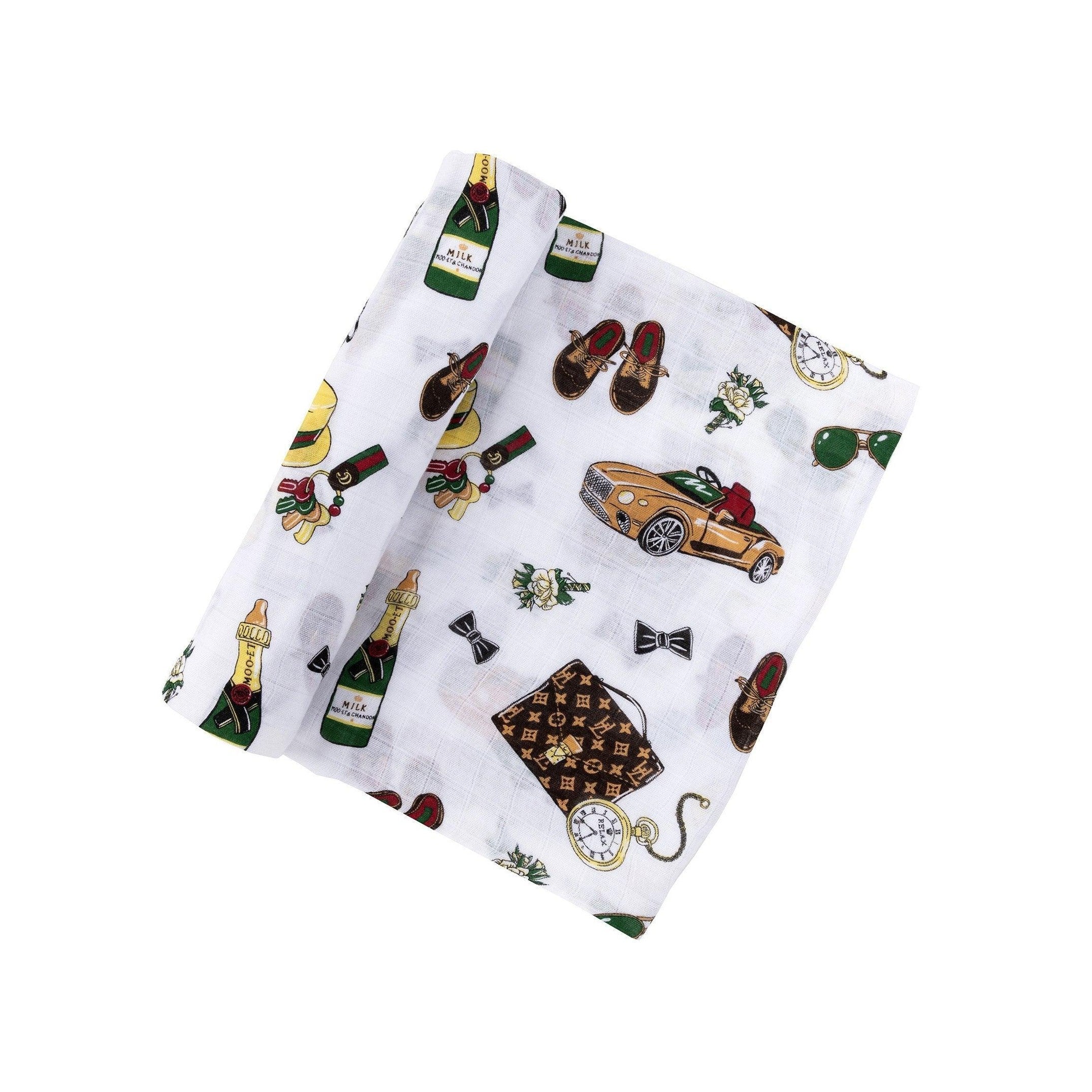 Dapper Napper Baby Muslin Swaddle Blanket-thumbmail-4
