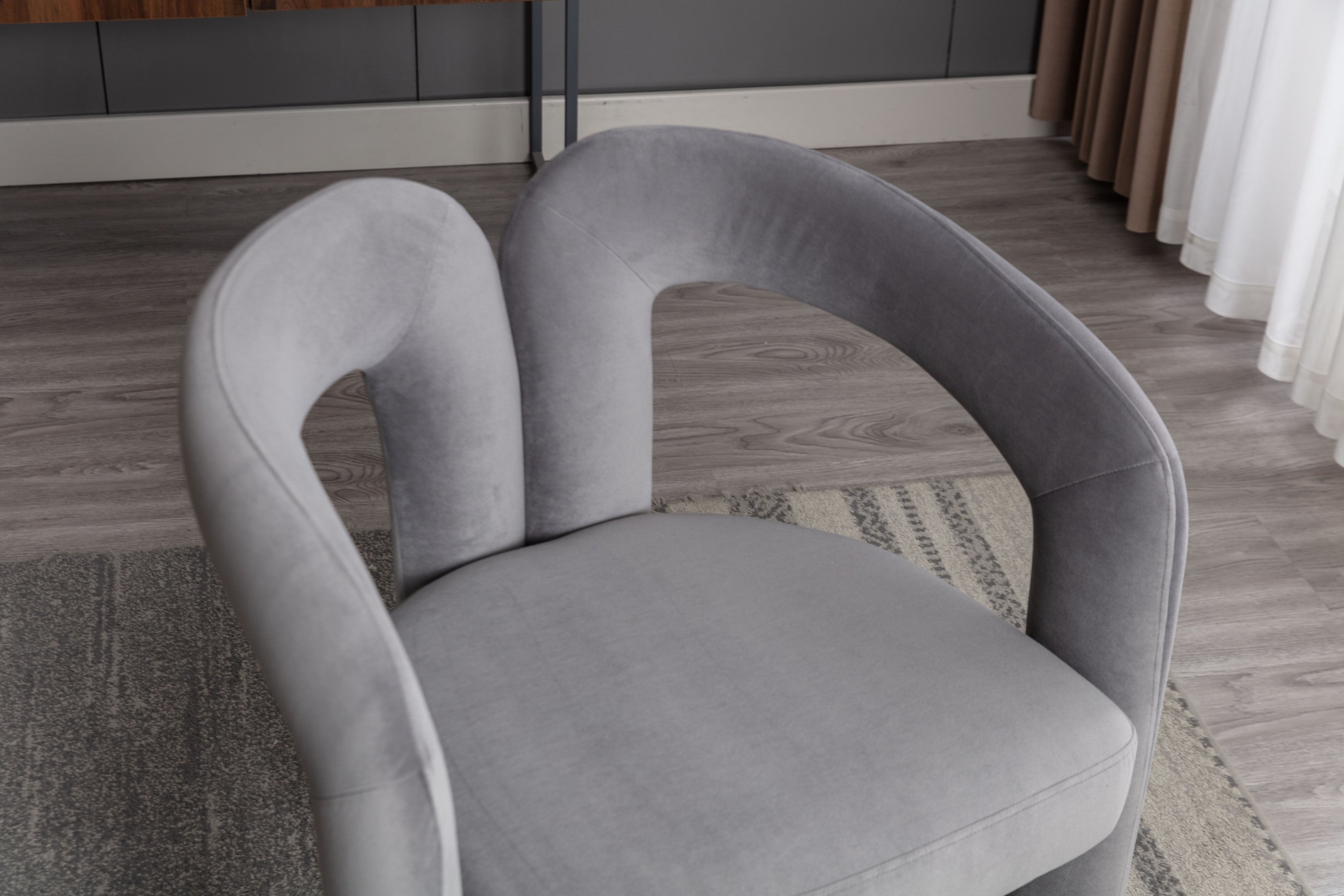 Set of 2 Contemporary Upholstered Accent Chair-thumbmail-8
