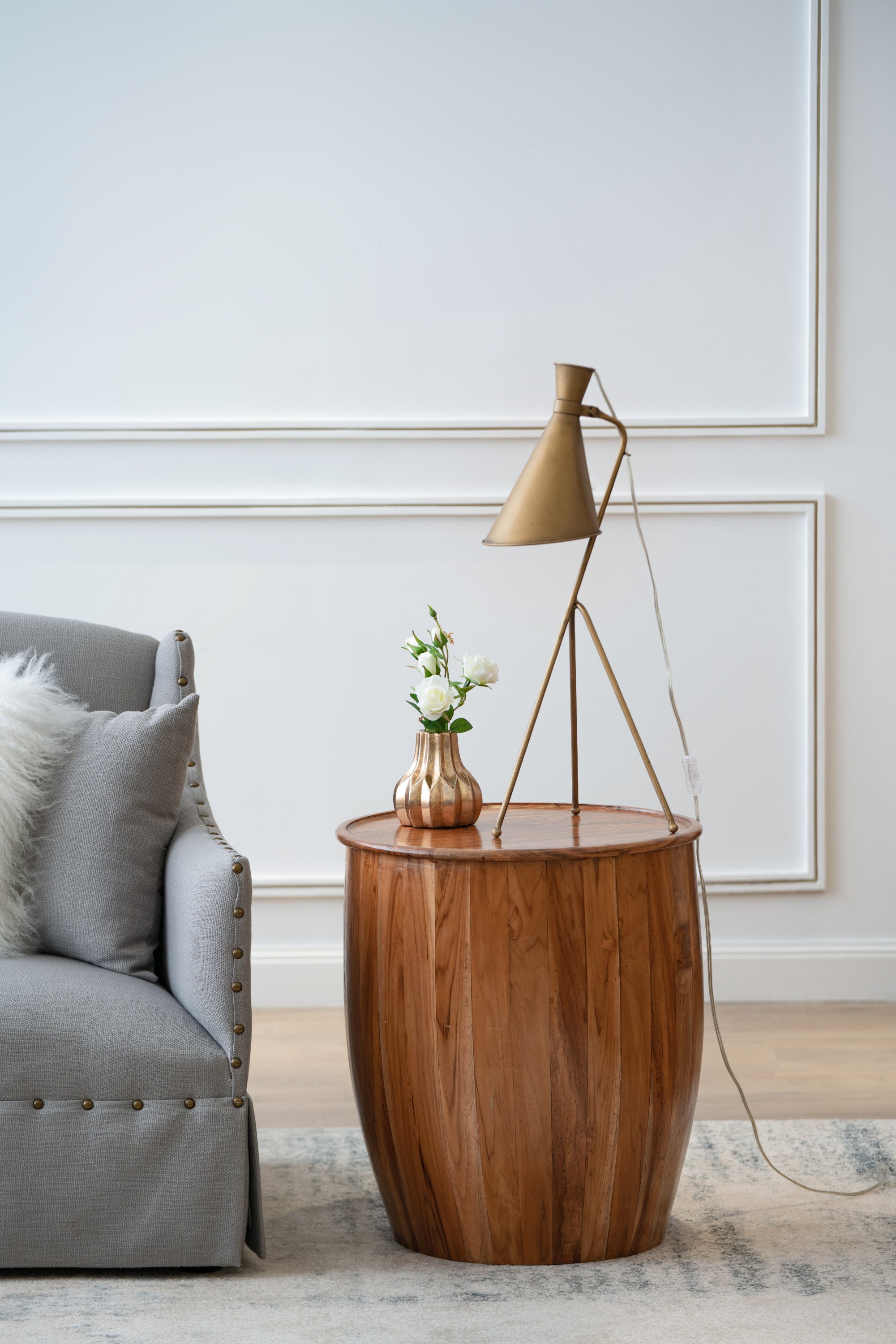Drum Side Table With Tray Style Top-thumbmail-5
