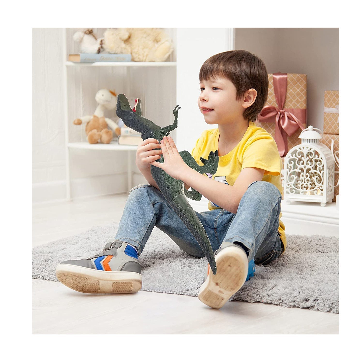 Contixo DR1 Remote Control Walking Velociraptor Dinosaur Toy-thumbmail-8
