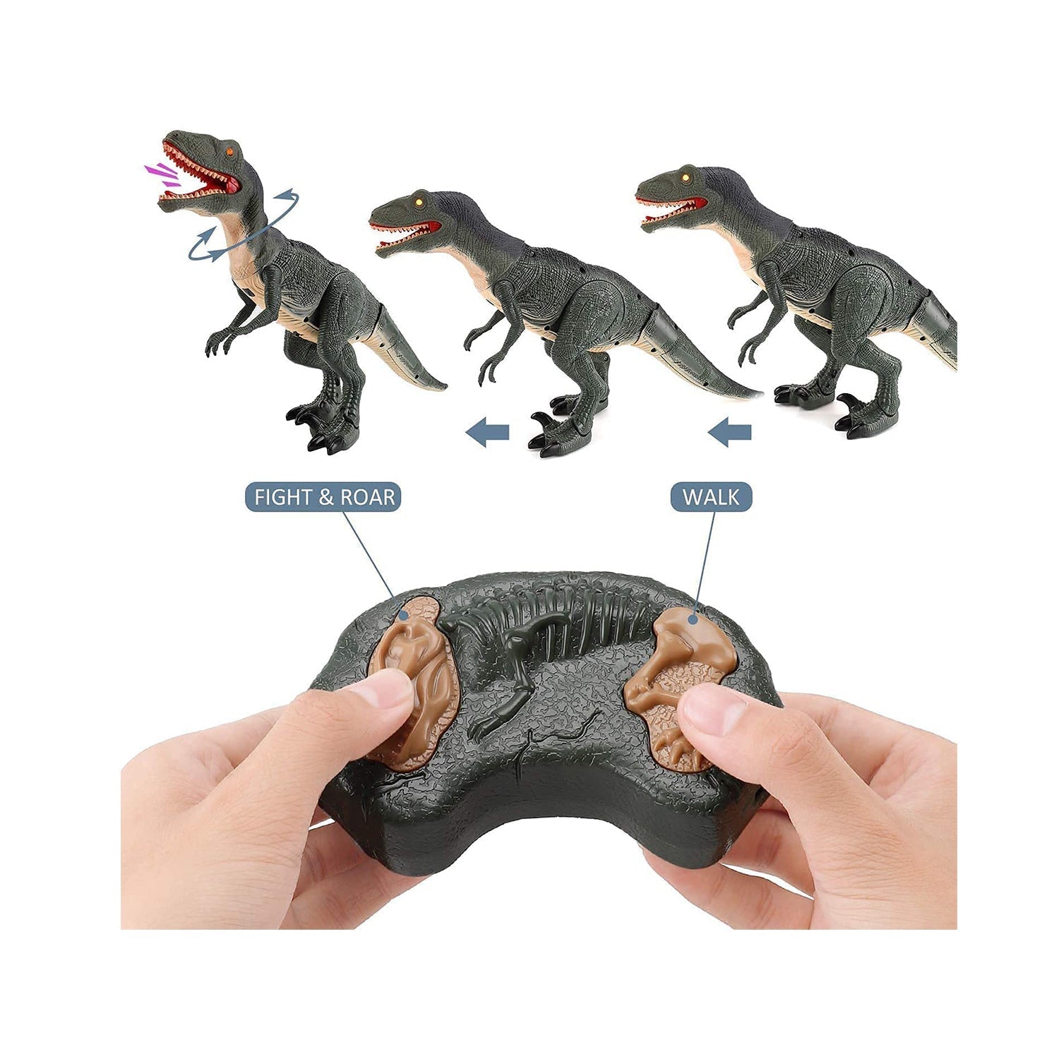 Contixo DR1 Remote Control Walking Velociraptor Dinosaur Toy-thumbmail-9