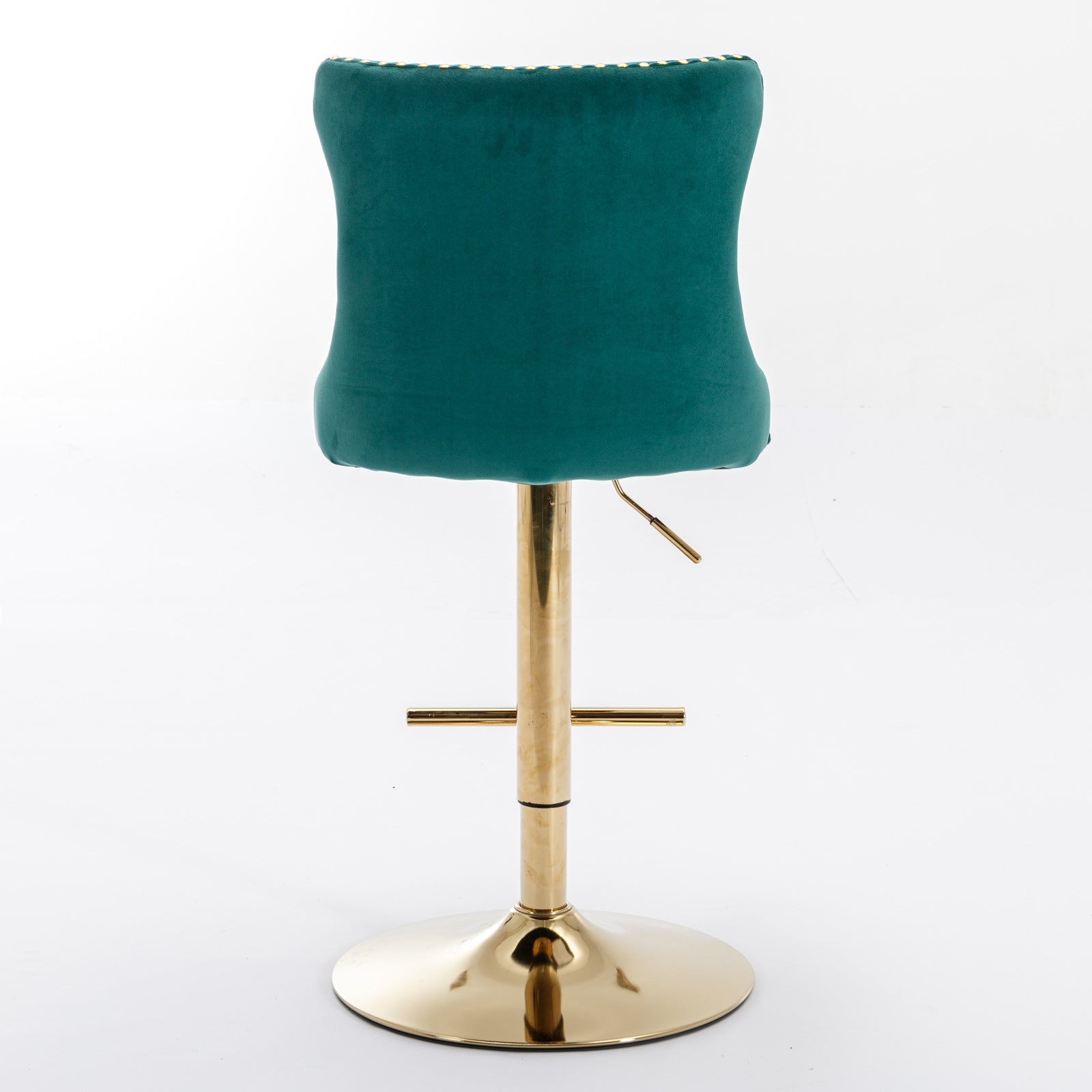 Golden Swivel Velvet Barstools-thumbmail-5