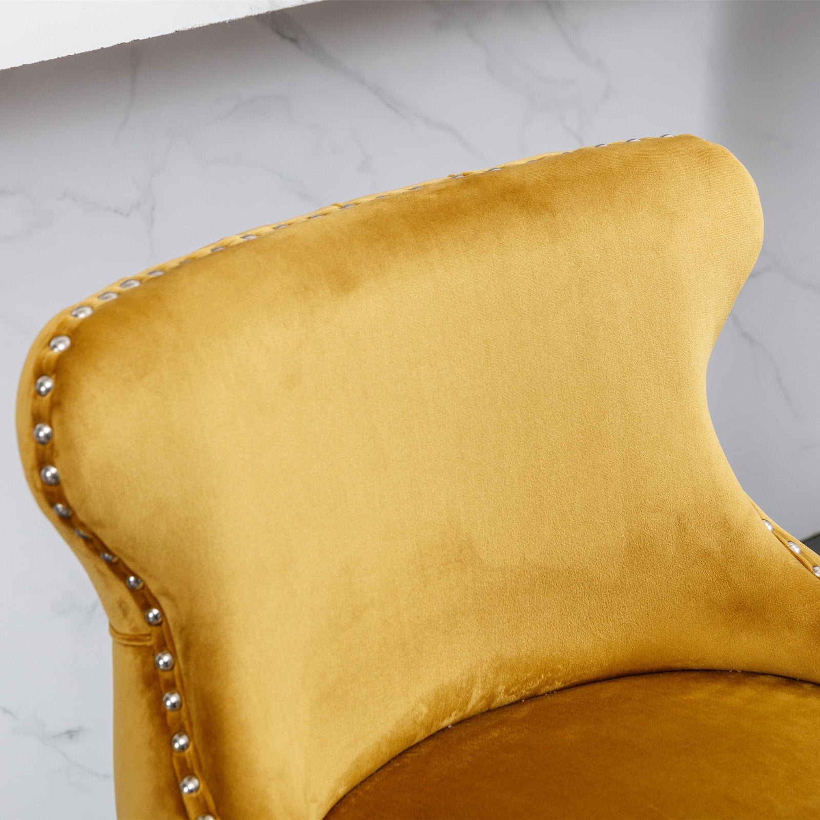 Yellow Velvet Barstool-thumbmail-1