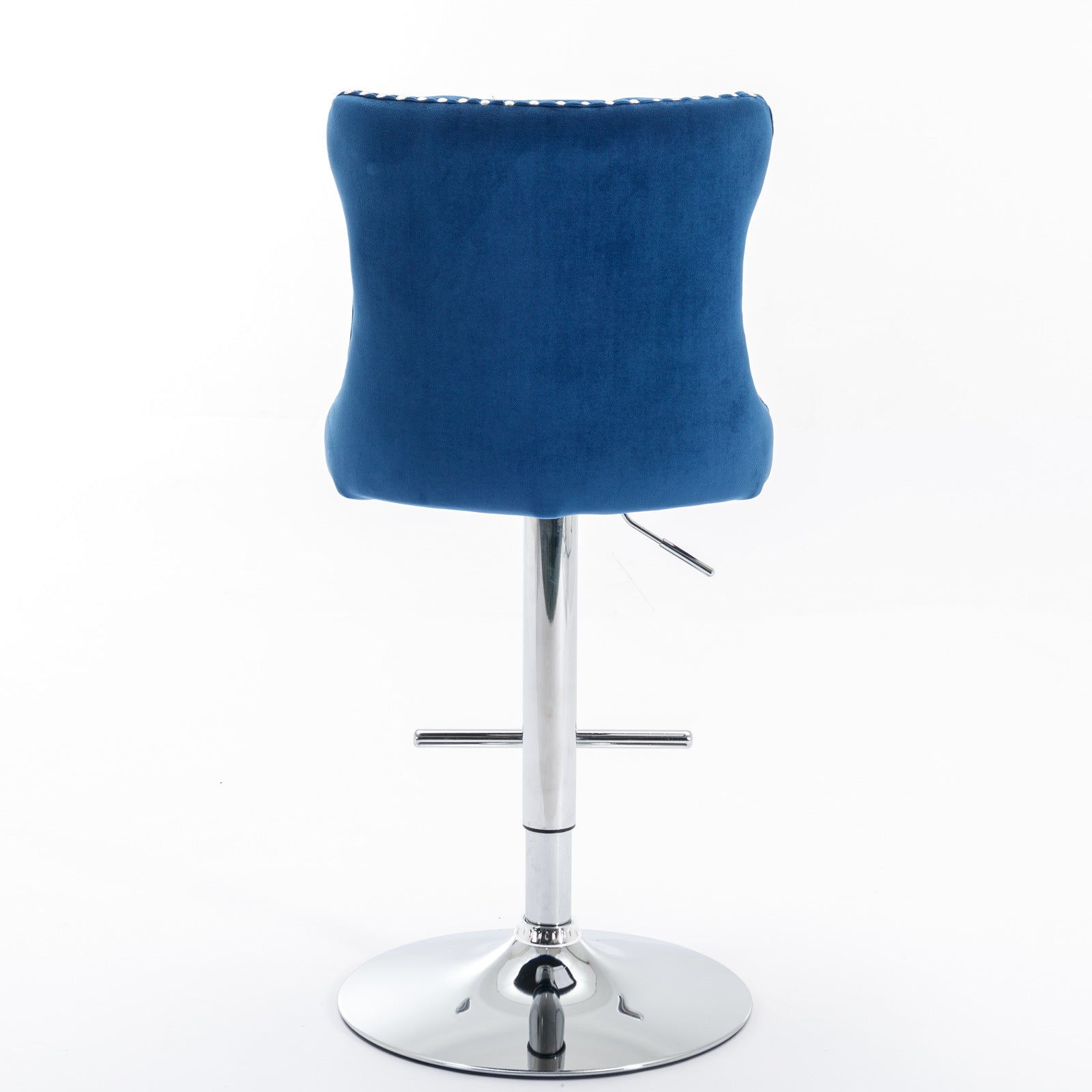 Set of 2  Swivel Velvet Barstools-thumbmail-6