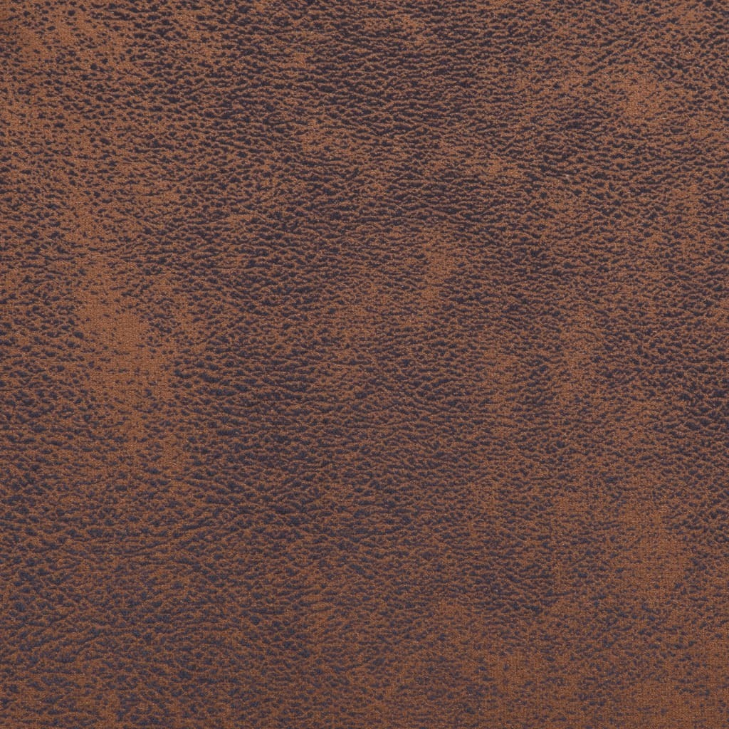 Cube Armchair Brown Faux Suede Leather-thumbmail-5