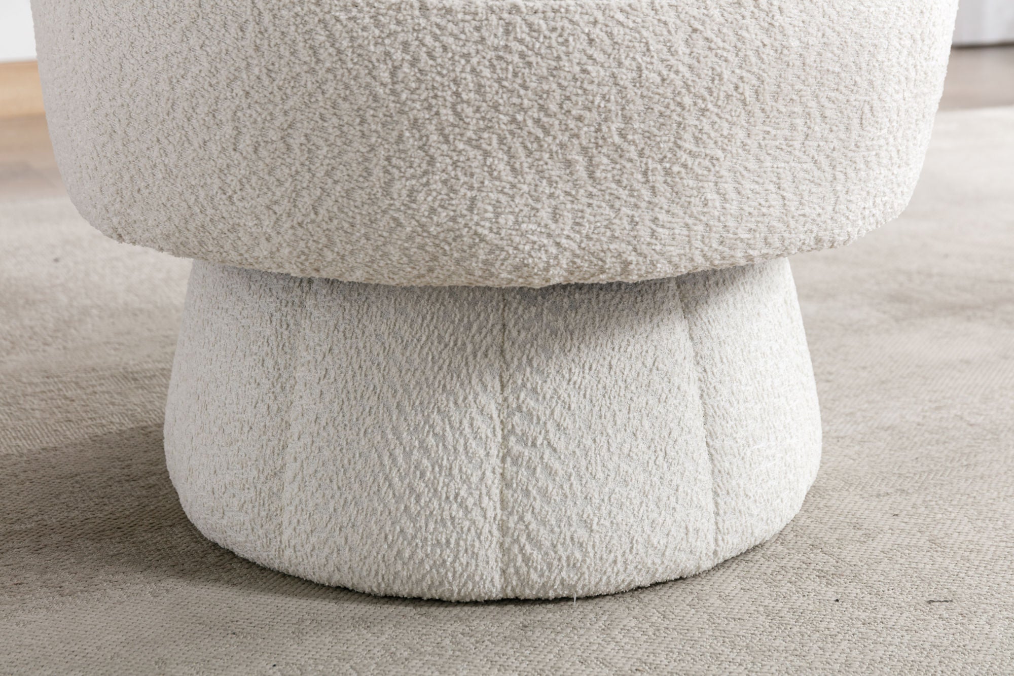 360 Degree Swivel Cuddle Barrel Accent Chair-thumbmail-2