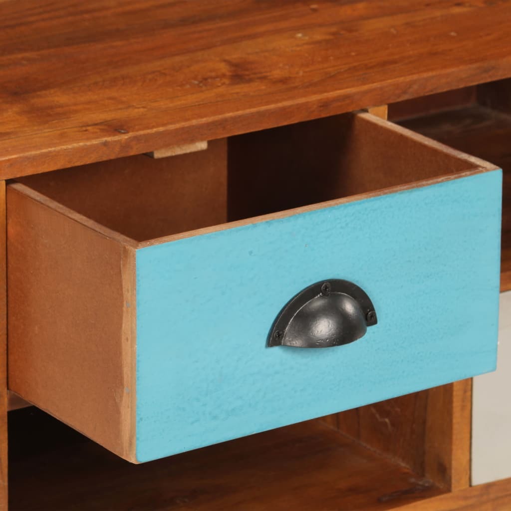 TV Cabinet With 3 Drawers 43.3"x13.7"x19.6"-thumbmail-3