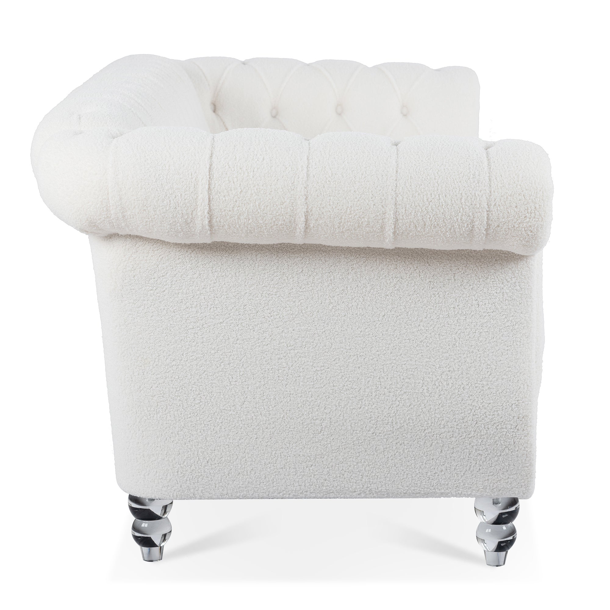 Rolled Arm Chesterfield 3 Seater Sofa-thumbmail-1