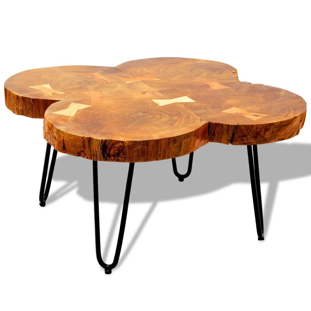 Trunks Solid Sheesham Wood Coffee Table 13.8" 4-thumbmail-5