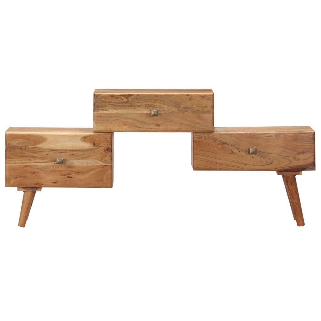 Solid Acacia Wood TV Cabinet 42.5"x11.8"x19.2"-thumbmail-1
