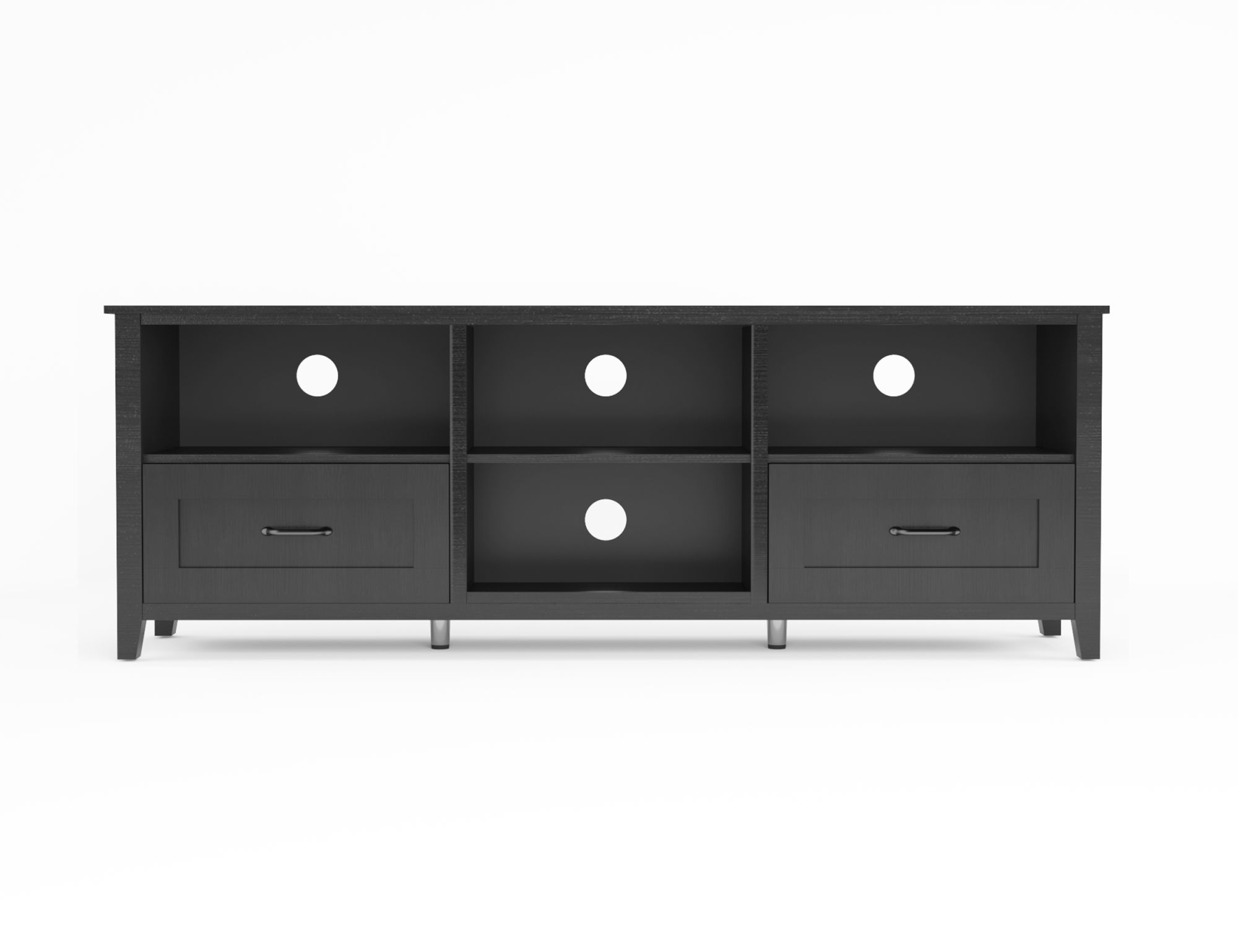 Black TV Stand for Living Room and Bedroom-thumbmail-3