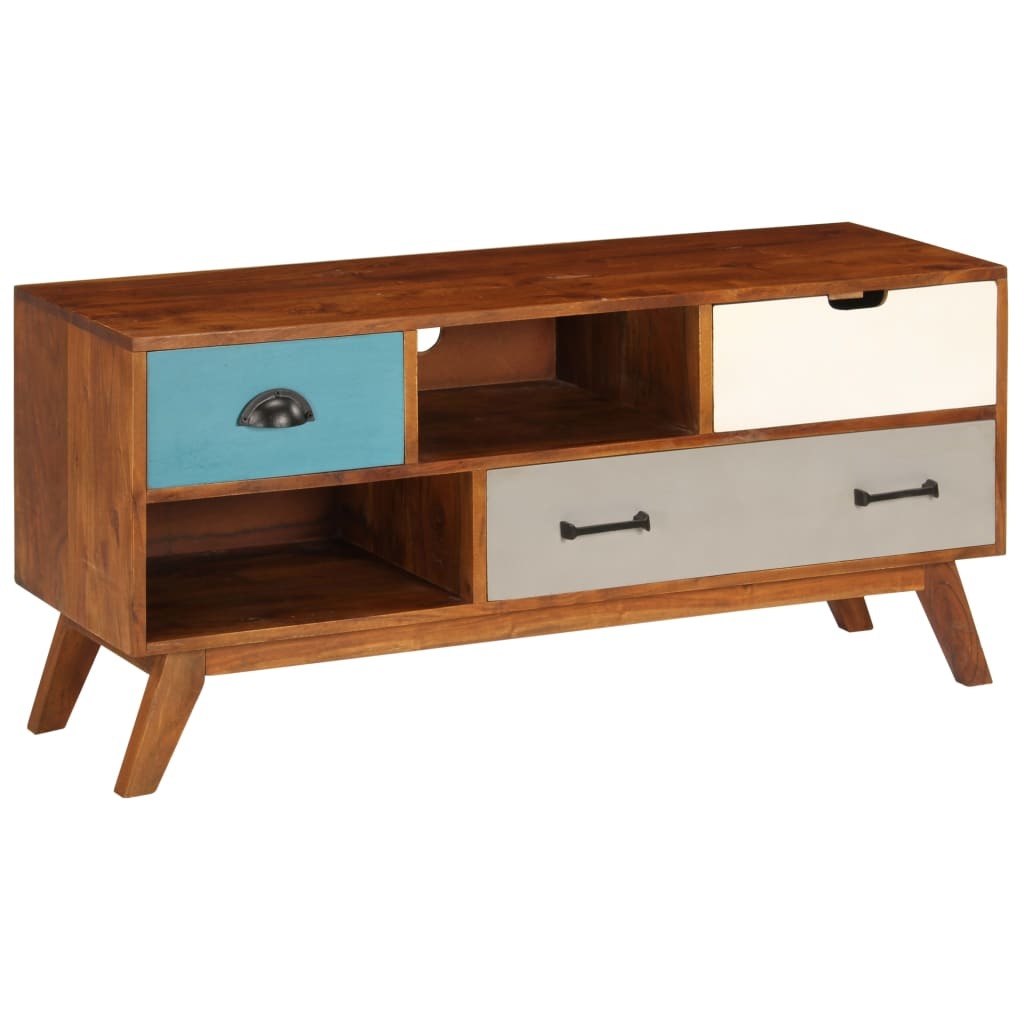 TV Cabinet With 3 Drawers 43.3"x13.7"x19.6"-thumbmail-5