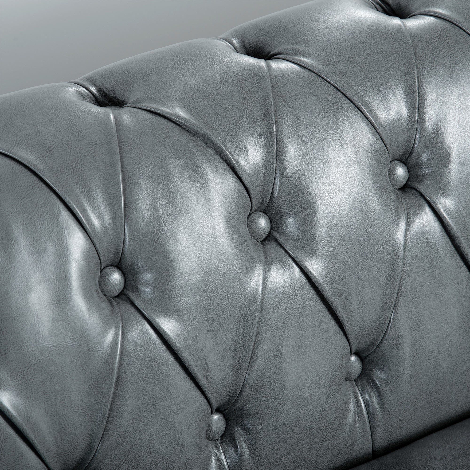 Rolled Arm Chesterfield 3 Seater Sofa-thumbmail-9