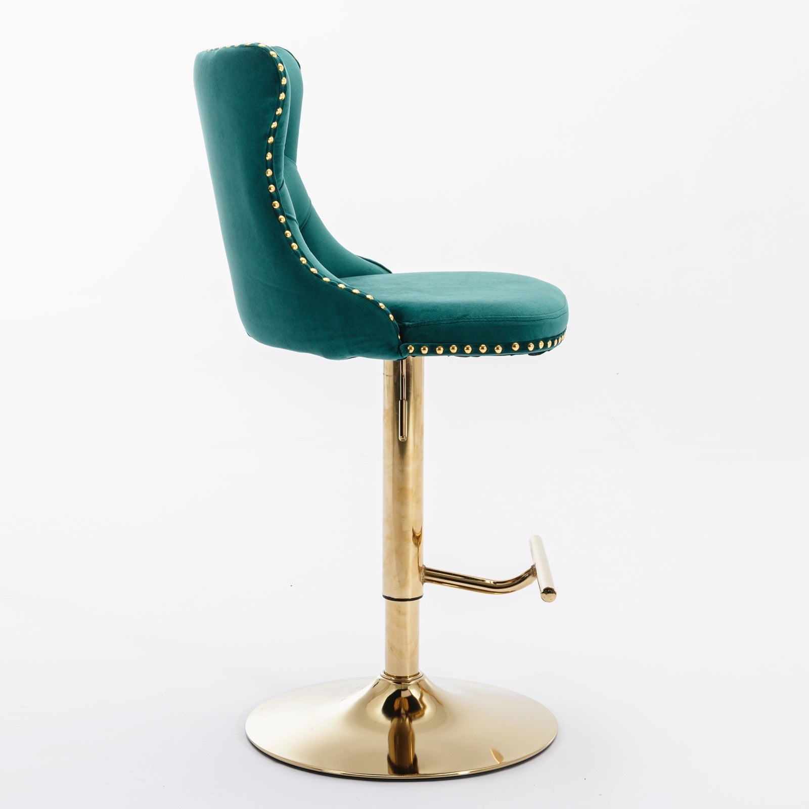 Golden Swivel Velvet Barstools-thumbmail-10