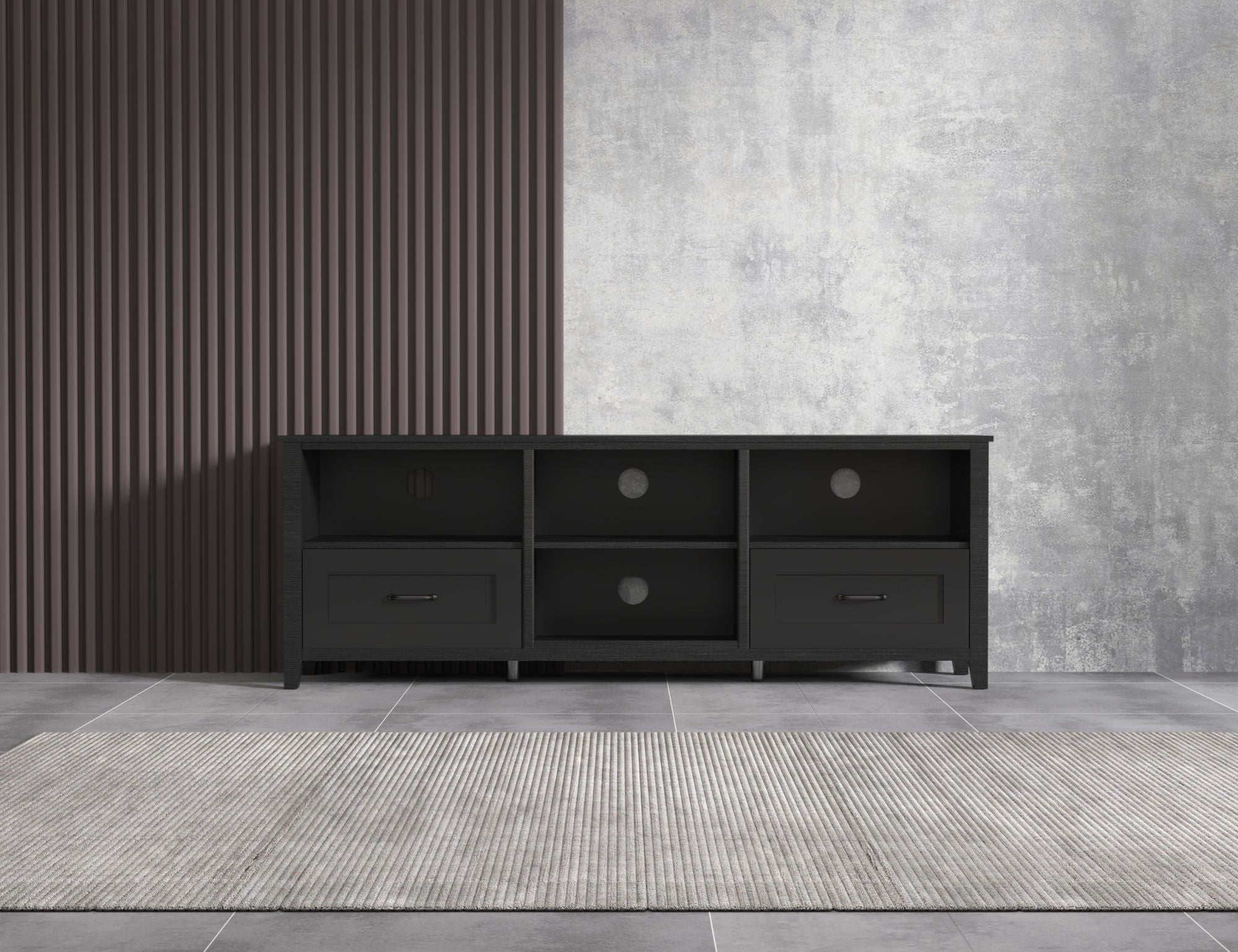 Black TV Stand for Living Room and Bedroom-thumbmail-7