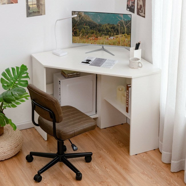 Triangle Corner Computer Desk-thumbmail-1