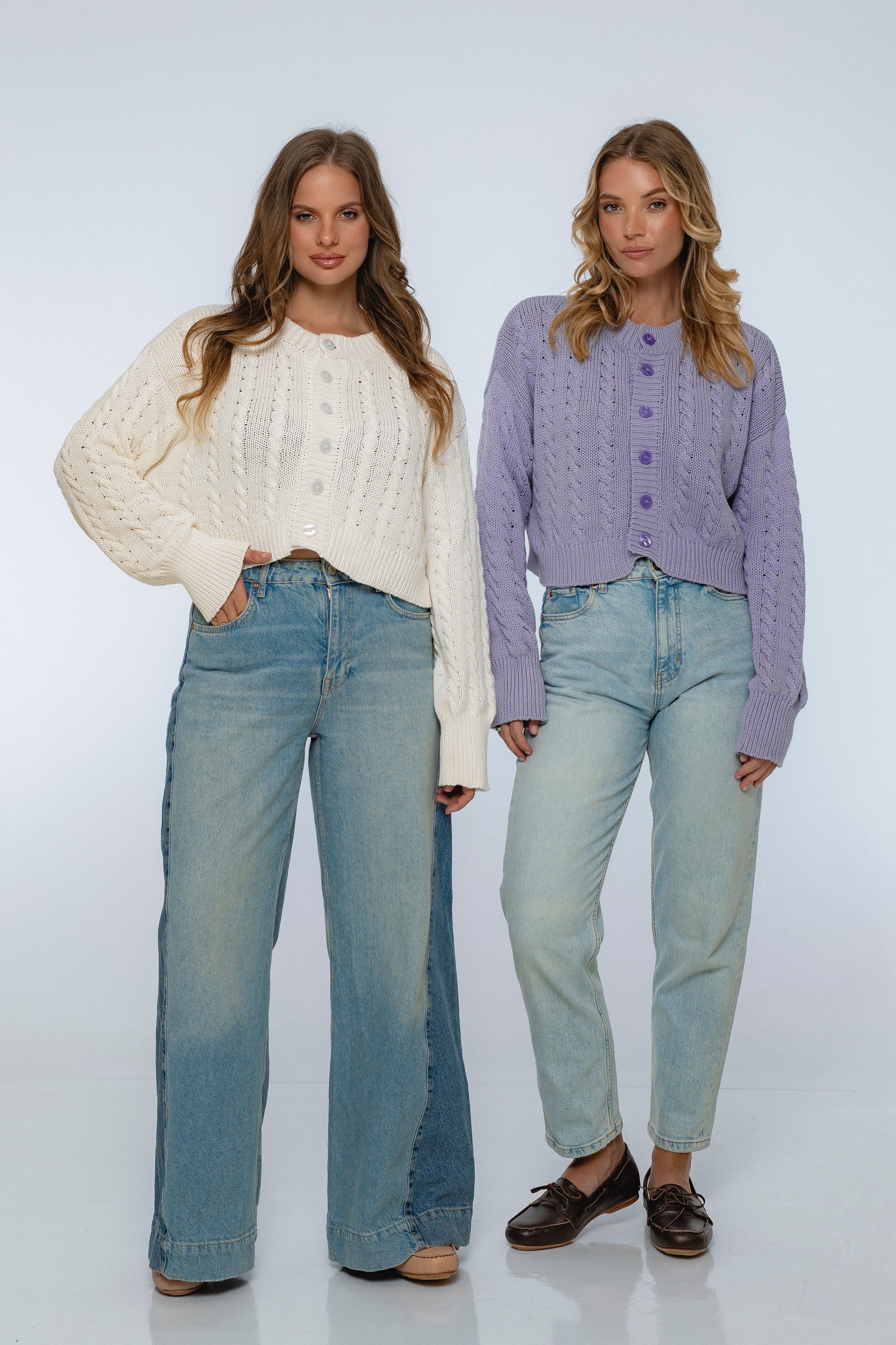 Parisse Cropped Knitted Cardigan-thumbmail-7