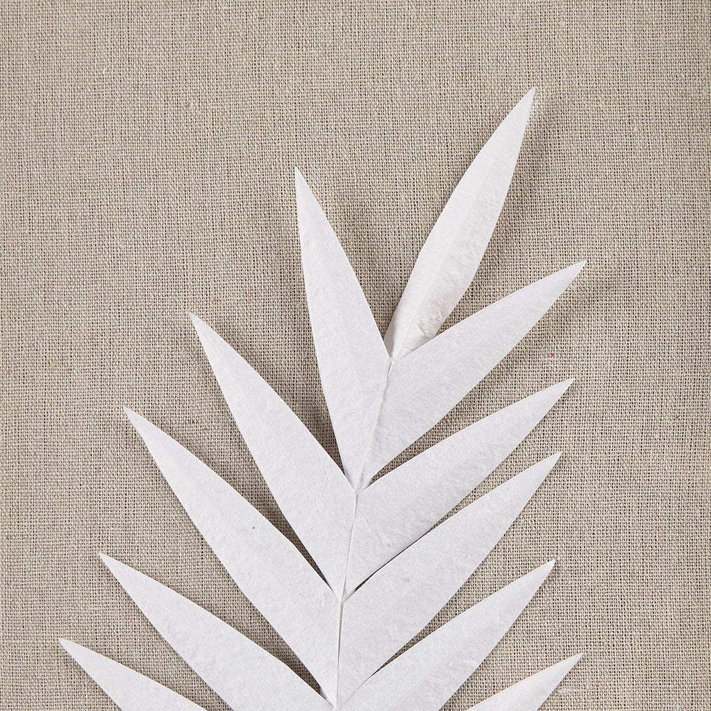 Framed Rice Paper Palm Leaves 3-Piece Shadowbox Wall Decor-thumbmail-3