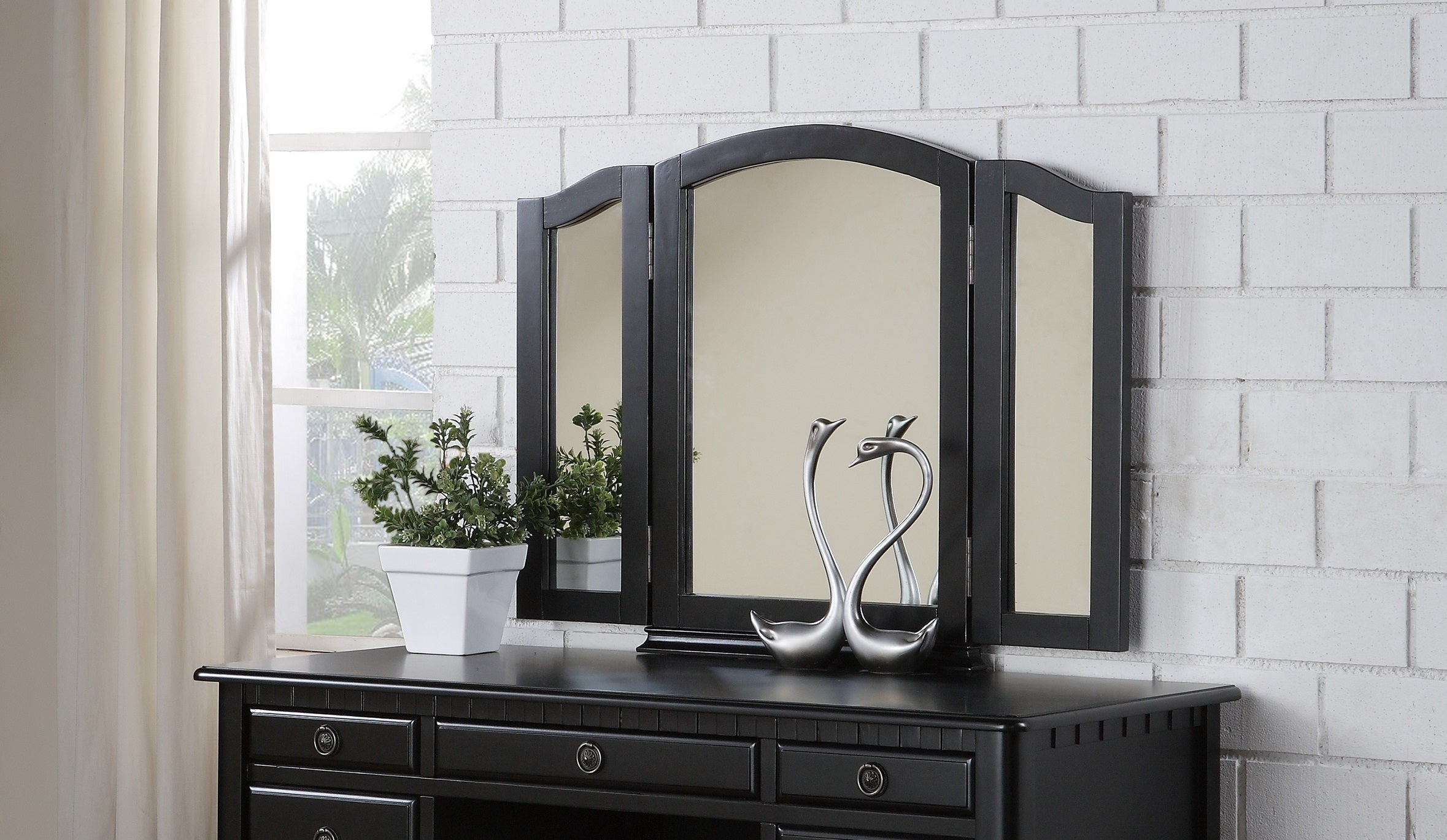 Bedroom Contemporary Vanity Set-thumbmail-2
