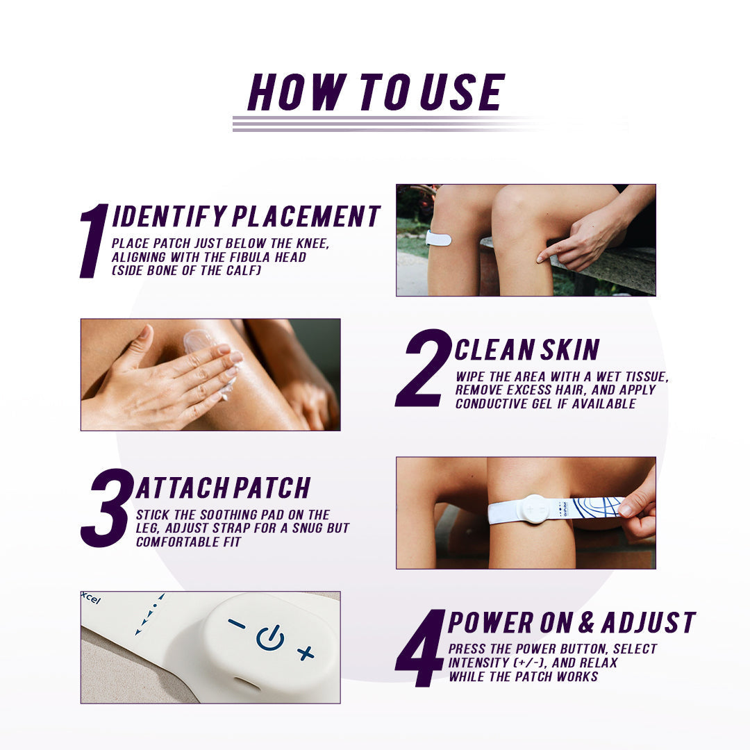 Muscle Recovery & Circulation Stimulator -Leg & Lower Limb Pulse Therapy Patch-thumbmail-5