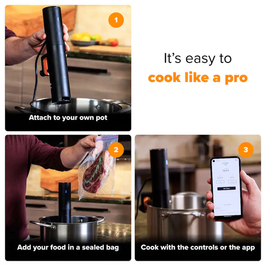 Anova Precision Cooker Mini 850W Sous Vide Black-thumbmail-6