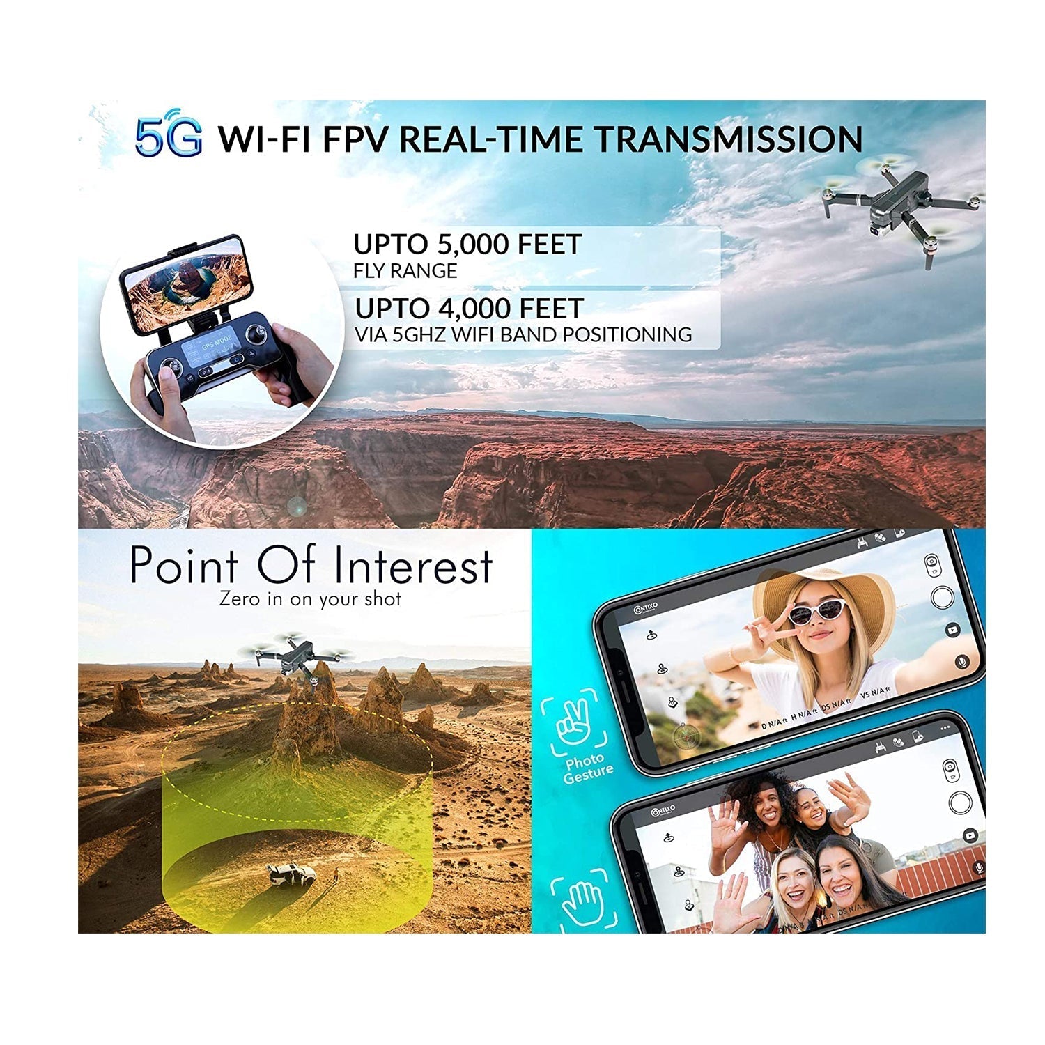 Contixo F35 GPS Drone With 4K UHD Camera-thumbmail-7